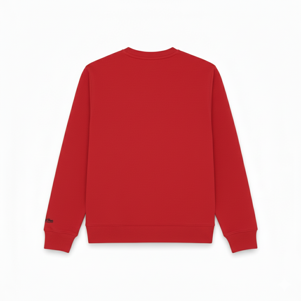 Chicago Bulls Mitchell & Ness There and Back Fleece NBA Crewneck Sweatshirt Rot - STADIUMDREAMS