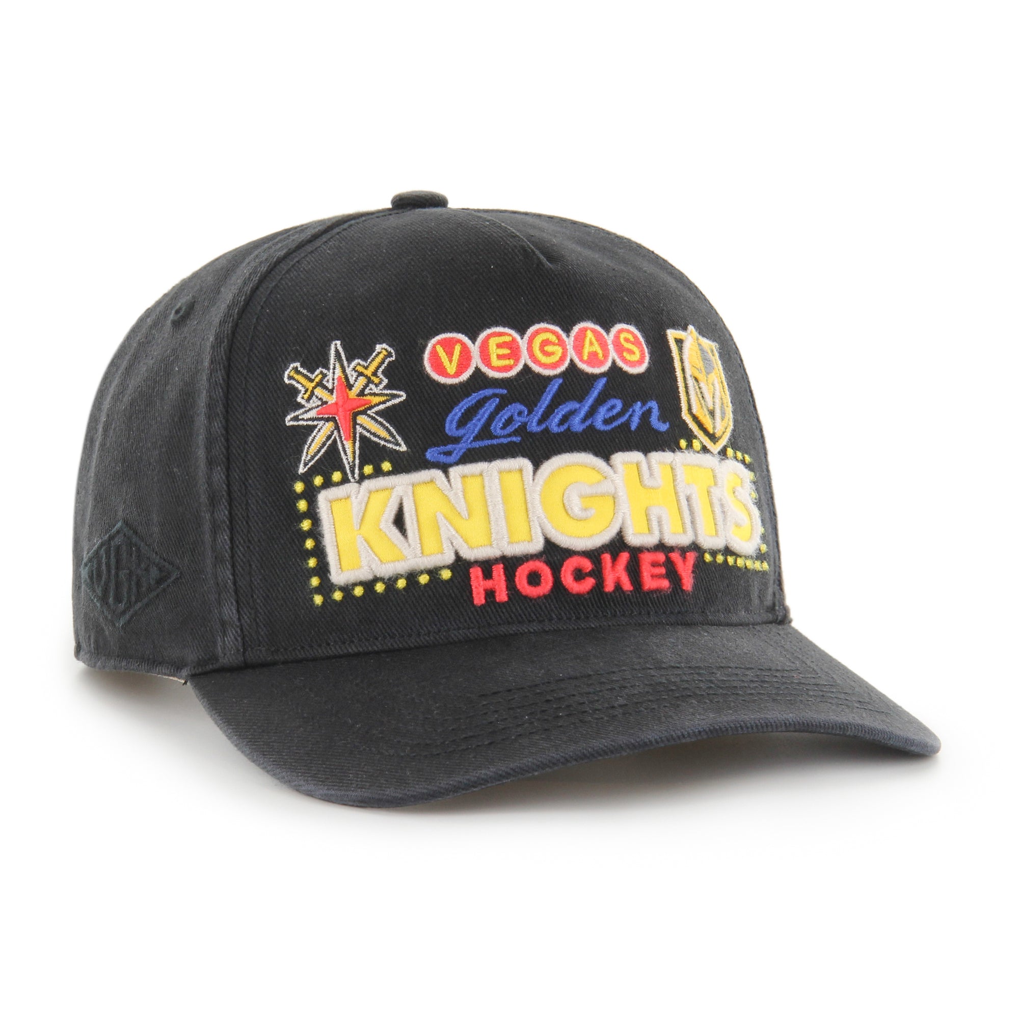 Vegas Golden Knights Charlton ’47 HITCH Vintage NHL Cap Schwarz - STADIUMDREAMS