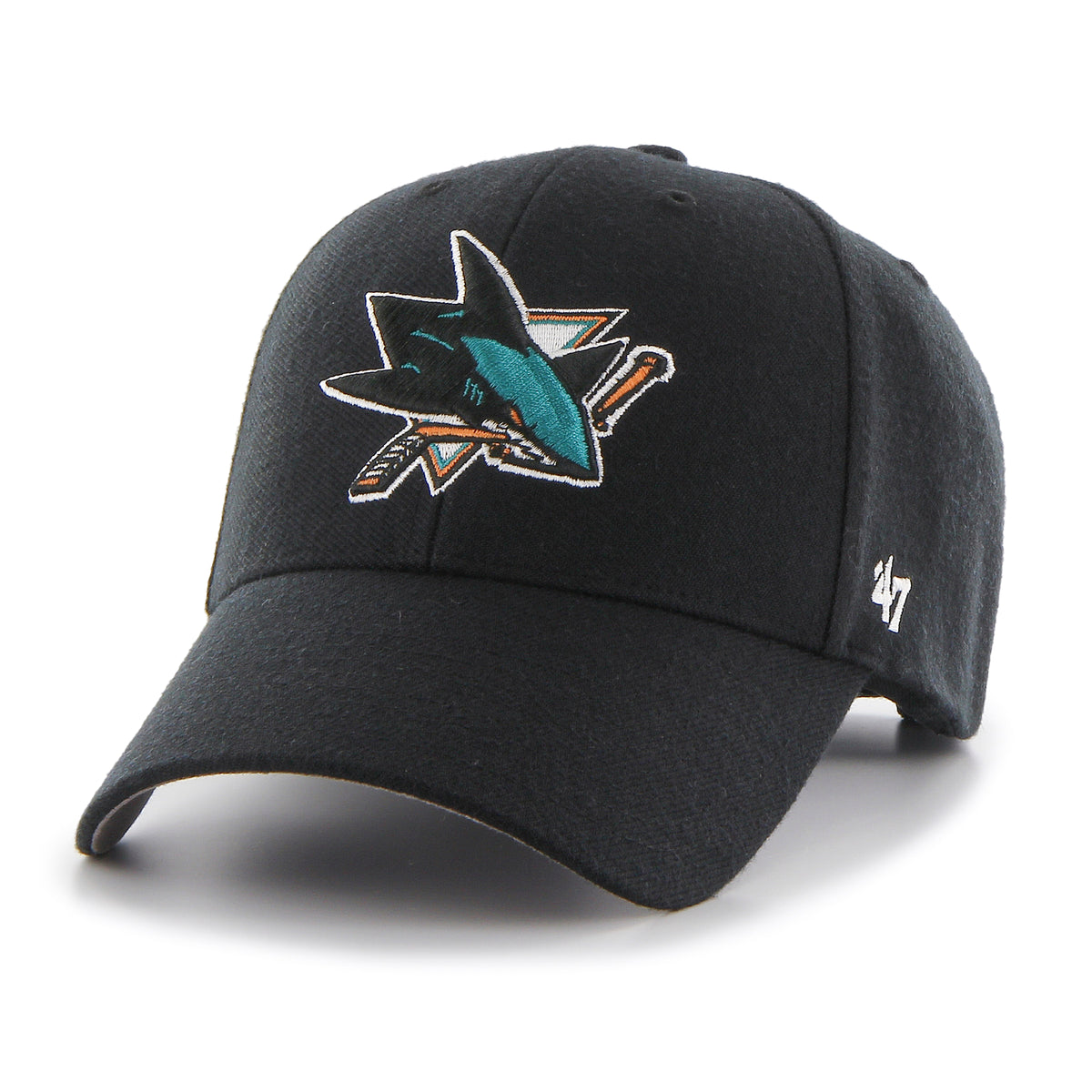 San Jose Sharks '47 MVP NHL Cap Schwarz - STADIUMDREAMS