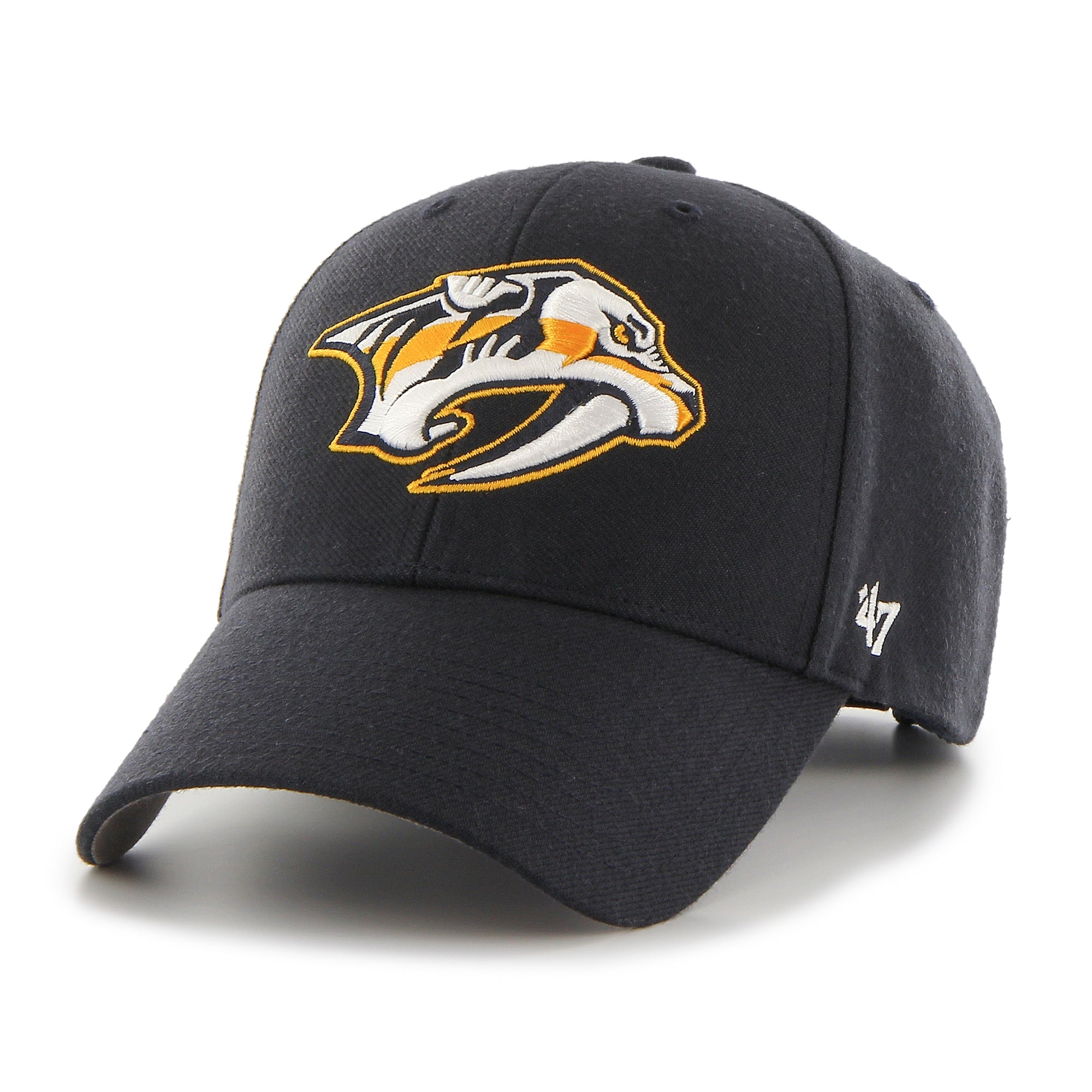 Nashville Predators '47 MVP NHL Cap Schwarz - STADIUMDREAMS