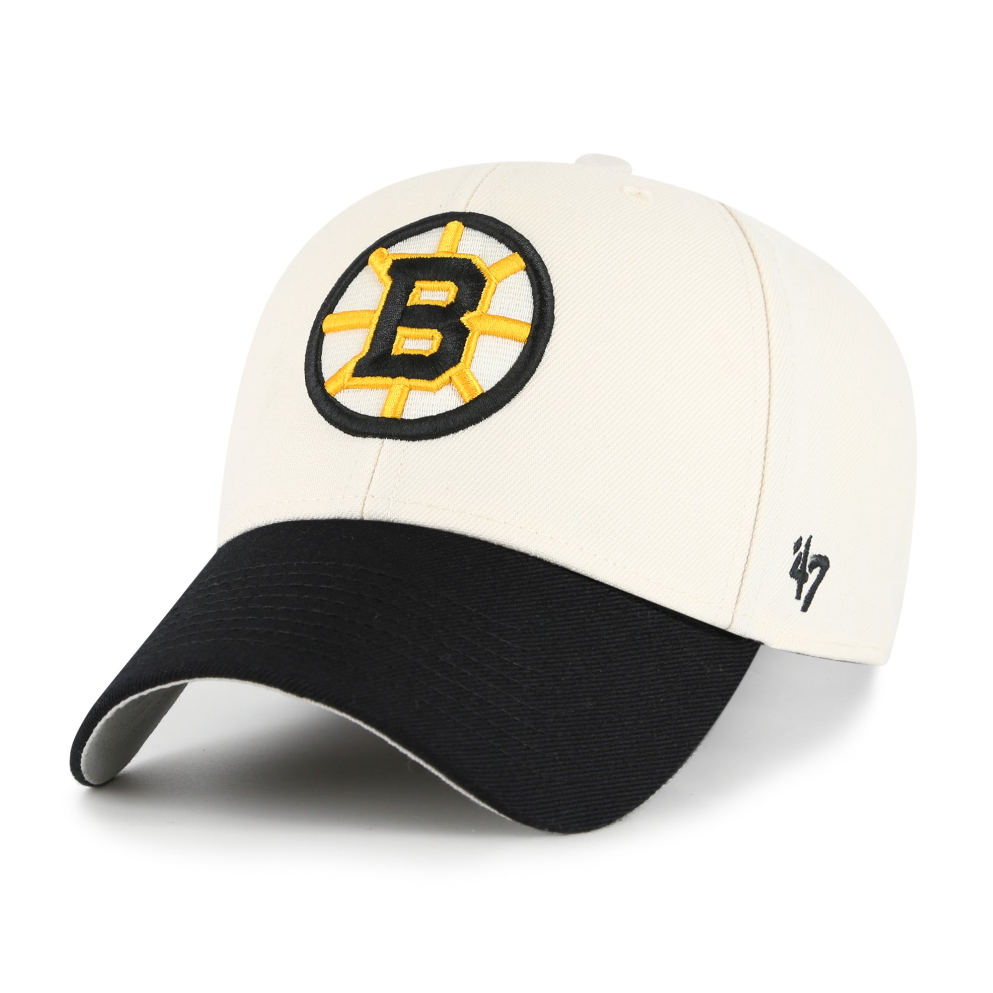 Boston Bruins '47 MVP Two Tone NHL Cap Beige - STADIUMDREAMS