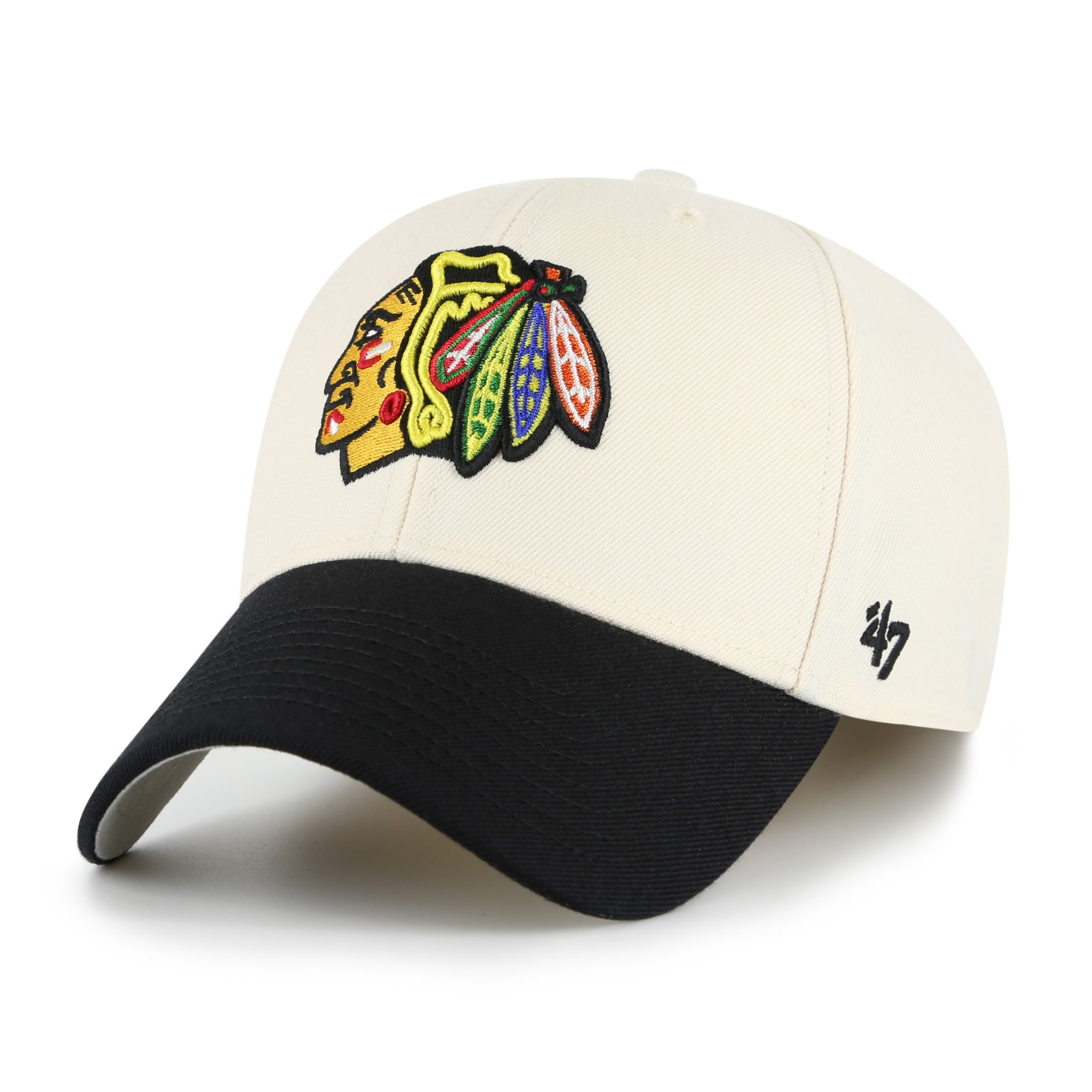 Chicago Blackhawks '47 MVP Two Tone NHL Cap Beige - STADIUMDREAMS