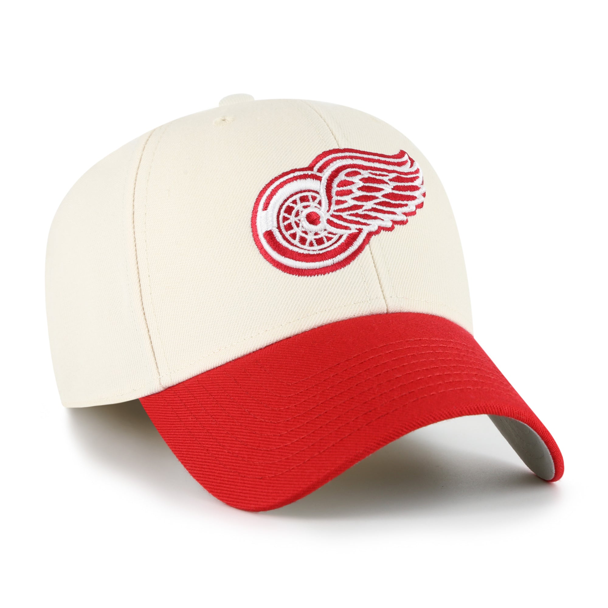 Detroit Red Wings '47 MVP Two Tone NHL Cap Beige - STADIUMDREAMS
