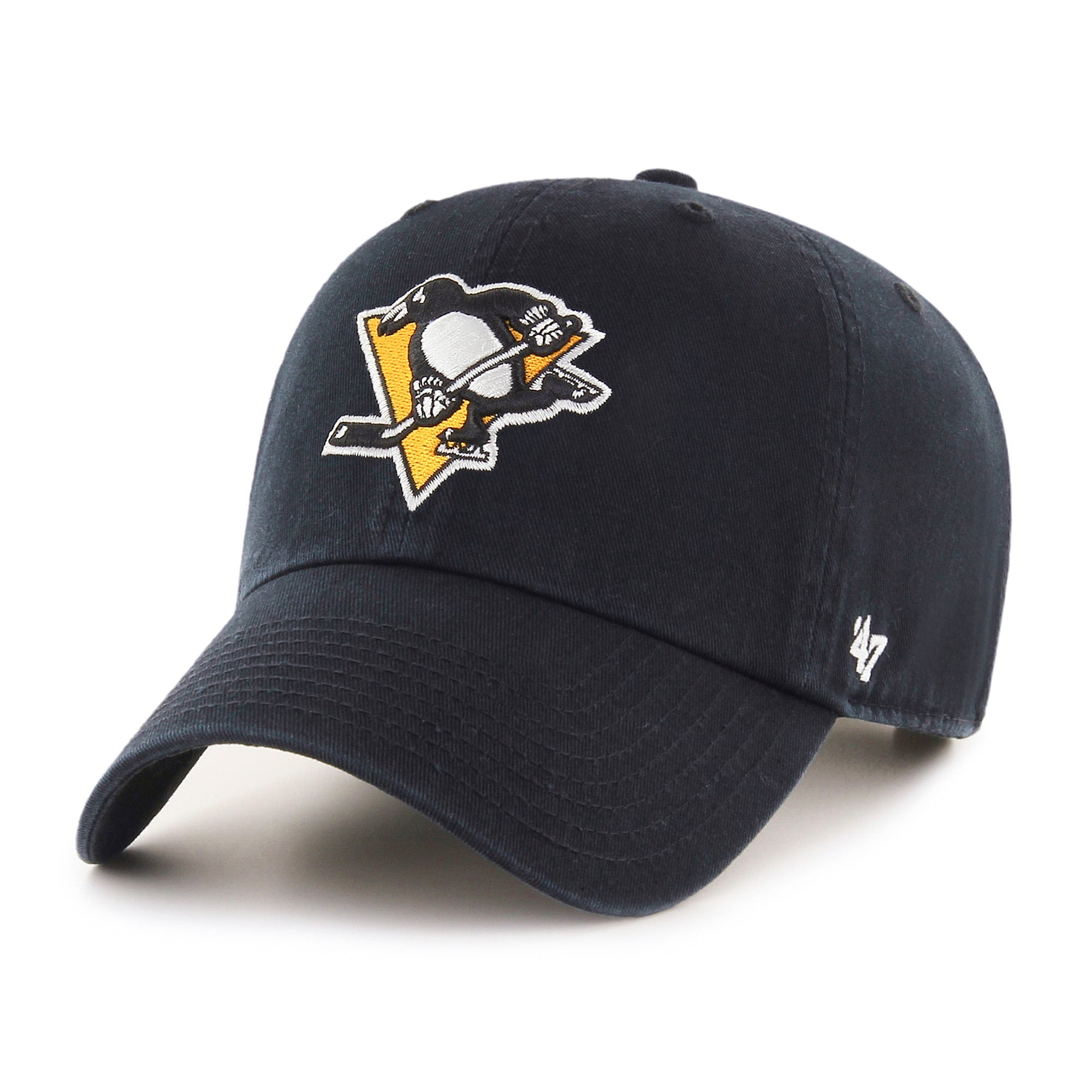 Pittsburgh Penguins ’47 CLEAN UP NHL Cap Schwarz - STADIUMDREAMS