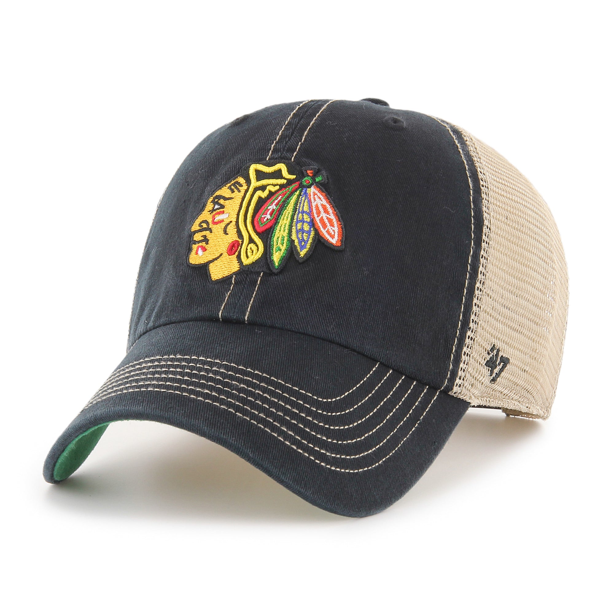 Chicago Blackhawks '47 Tuscaloosa Trawler CLEAN UP NHL Cap Schwarz - STADIUMDREAMS