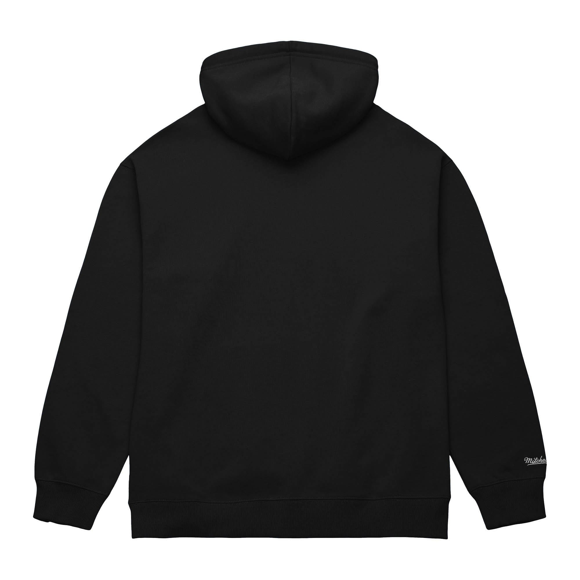 Chicago Bulls Mitchell & Ness Team Logo NBA Hoodie Schwarz - STADIUMDREAMS