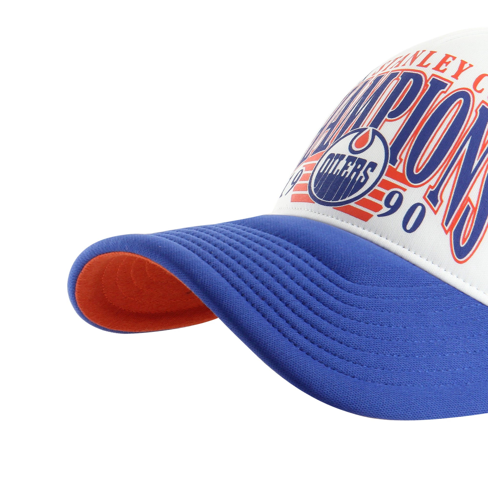 Edmonton Oilers Foam Champ ’47 OFFSIDE NHL Cap Blau - STADIUMDREAMS