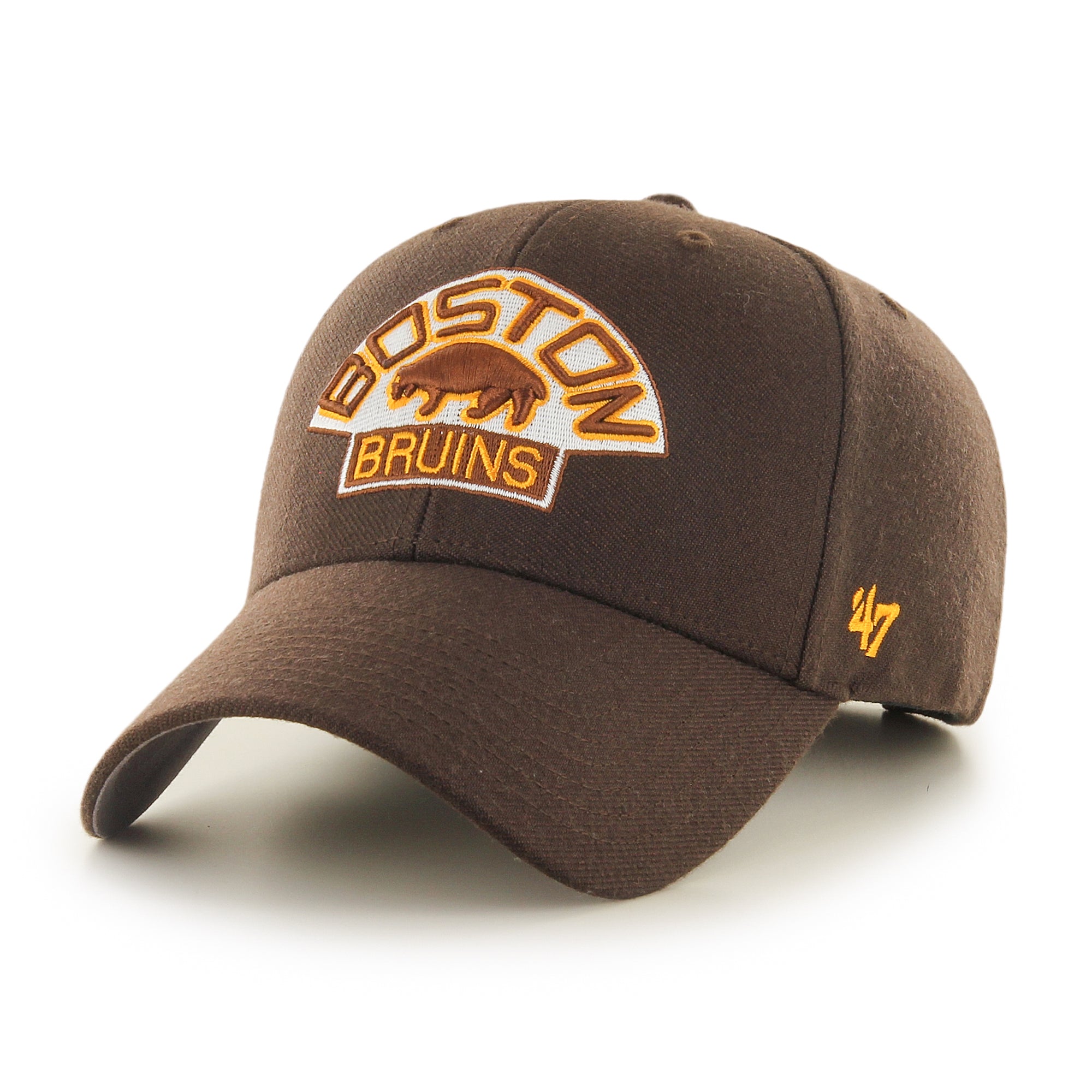 Boston Bruins Vintage '47 MVP NHL Cap Braun - STADIUMDREAMS