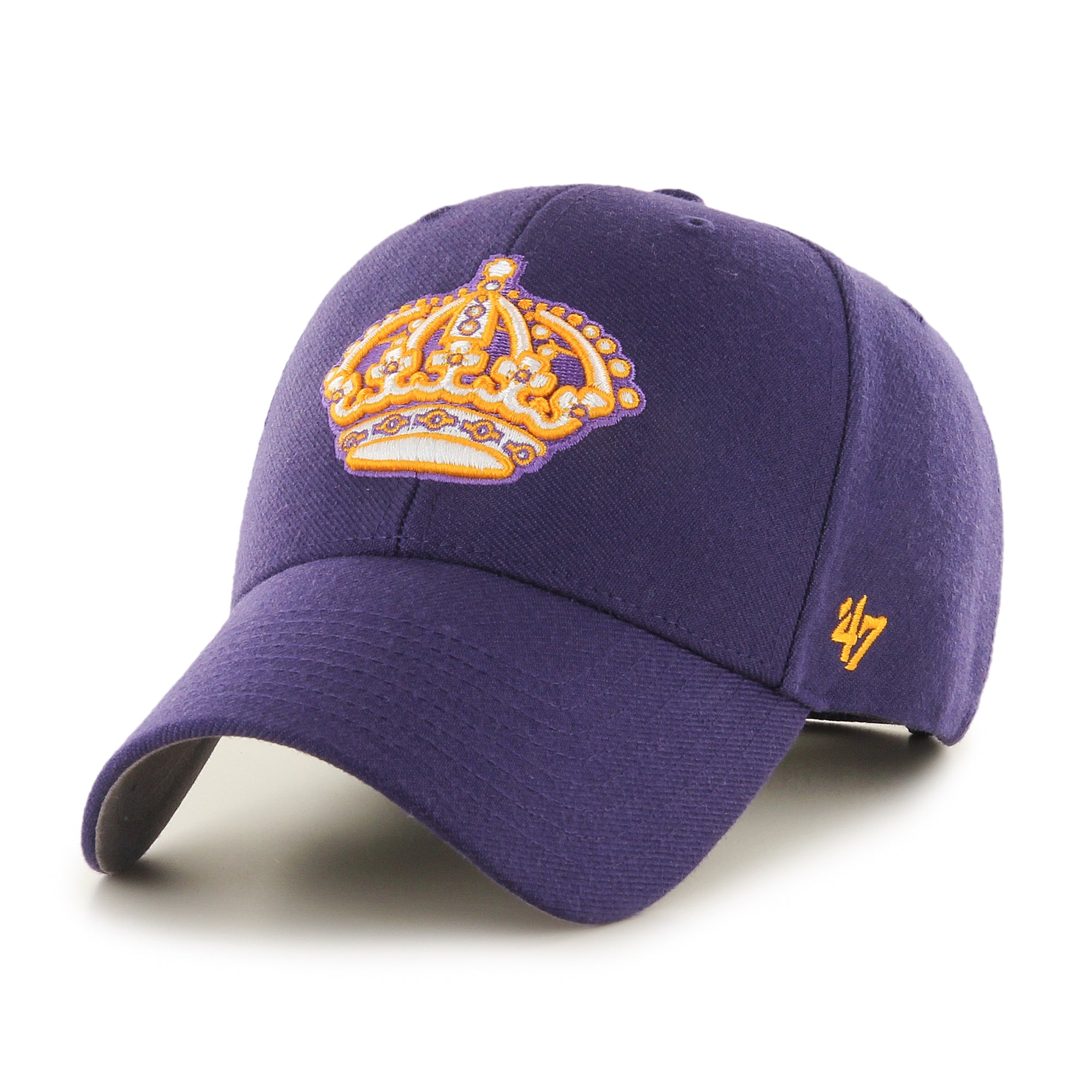 Los Angeles Kings Vintage '47 MVP NHL Cap Lila - STADIUMDREAMS