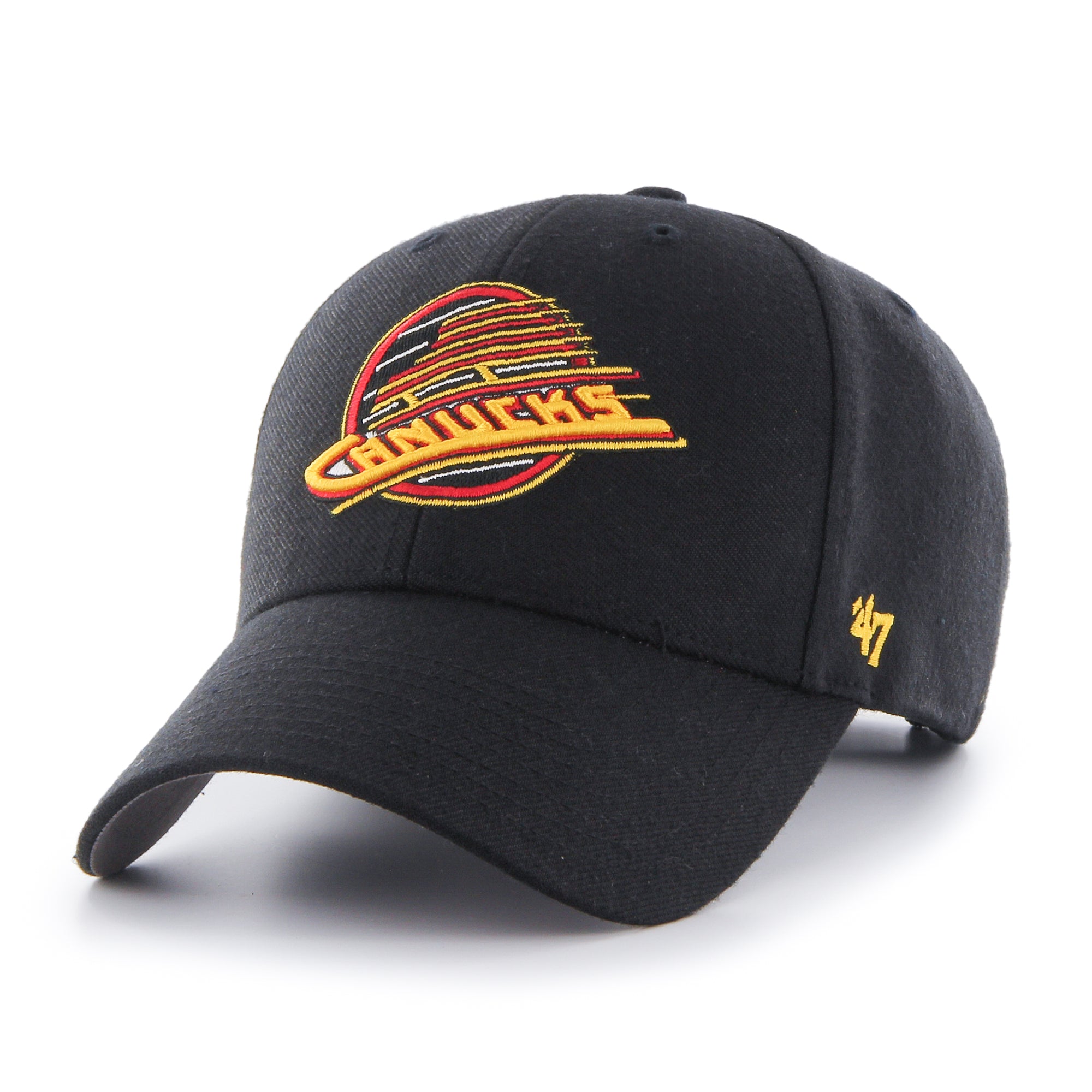 Vancouver Canucks Vintage '47 MVP NHL Cap Schwarz - STADIUMDREAMS
