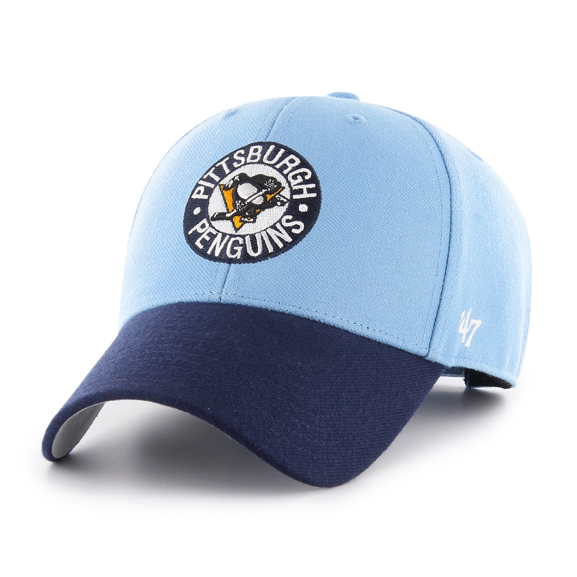 Pittsburgh Penguins Two Tone '47 MVP NHL Cap Blau - STADIUMDREAMS