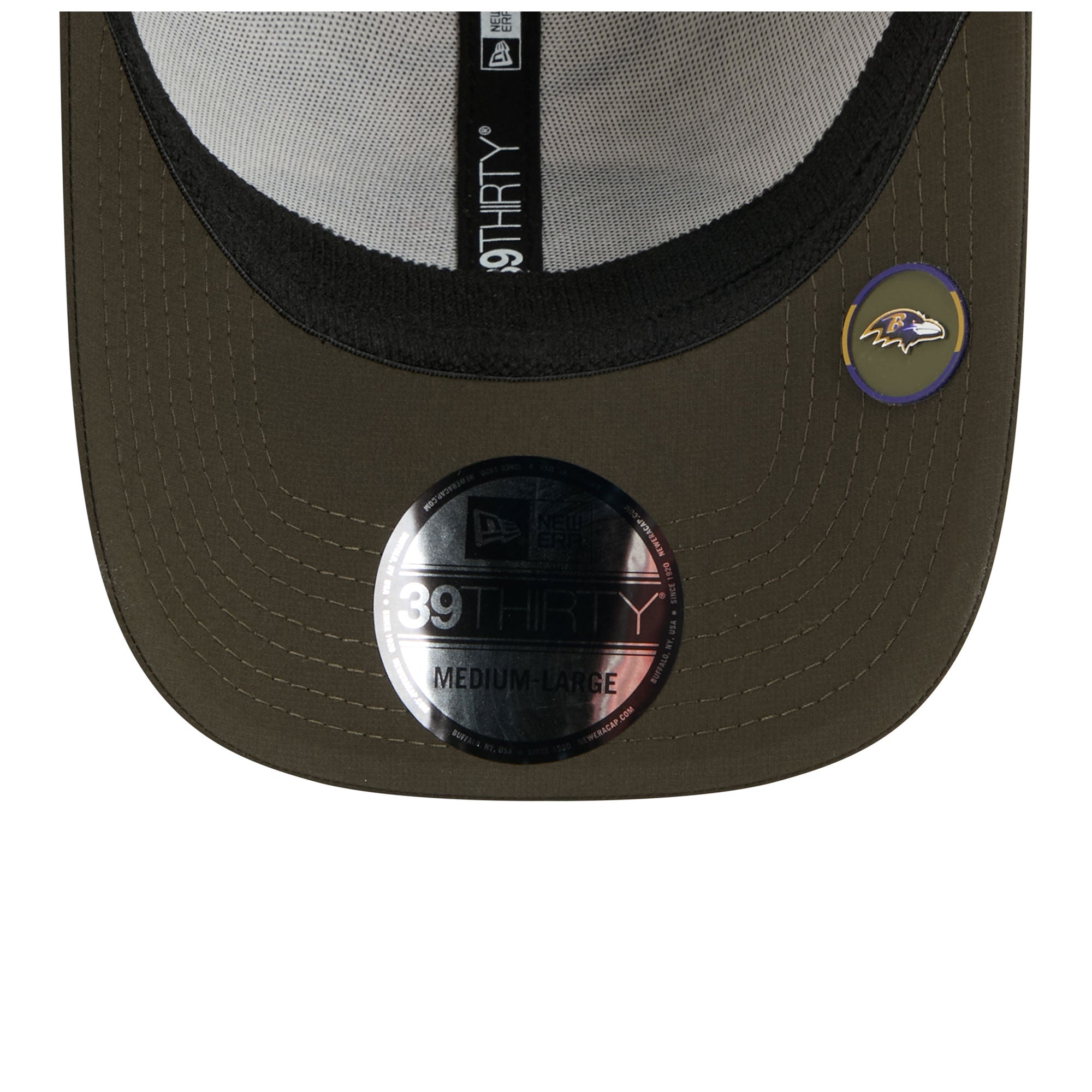 Baltimore Ravens New Era 2025 NFL Salute to Service 39THIRTY Flex Fit Cap Camouflage
