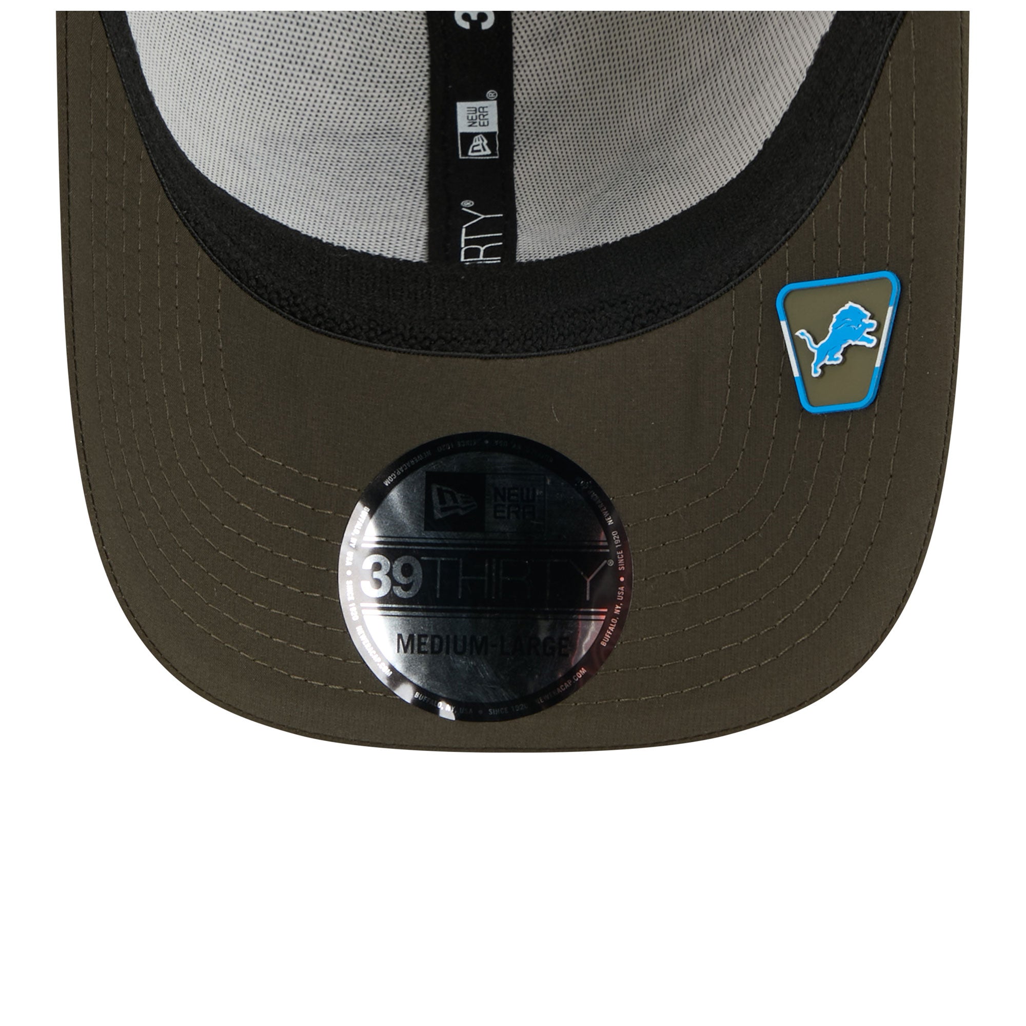 Detroit Lions New Era 2025 NFL Salute to Service 39THIRTY Flex Fit Cap Camouflage