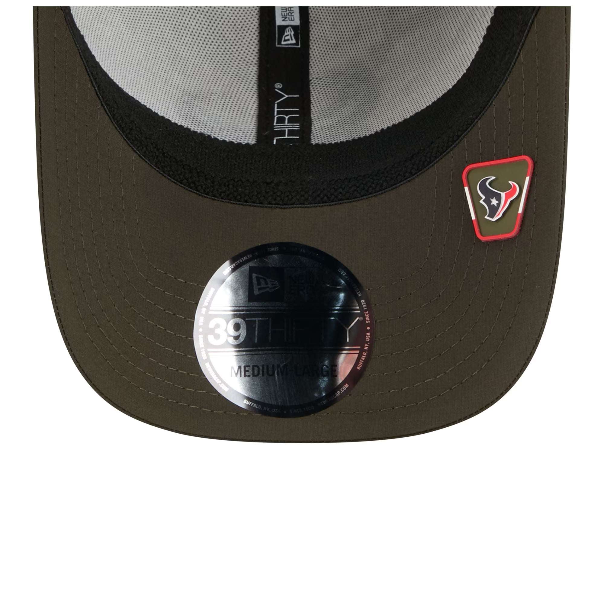Houston Texans New Era 2025 NFL Salute to Service 39THIRTY Flex Fit Cap Camouflage