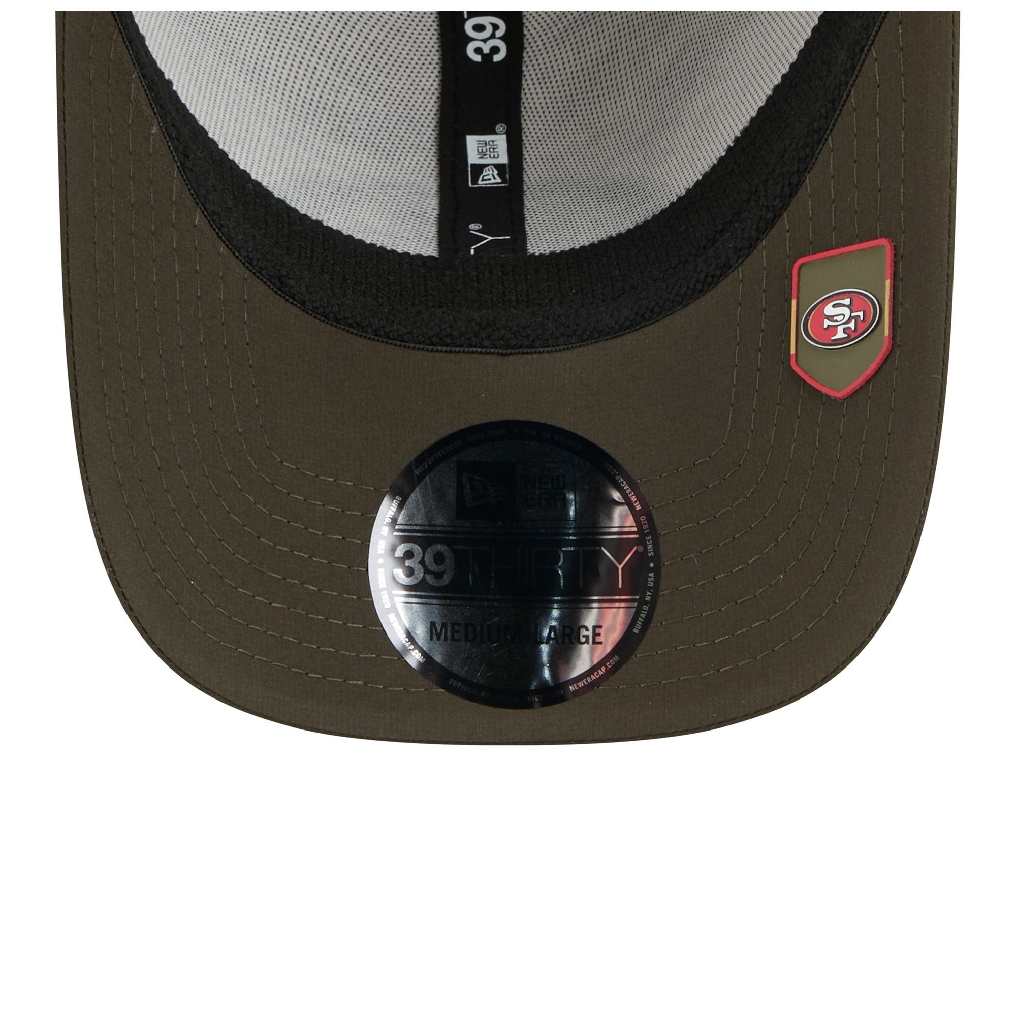 San Francisco 49ers New Era 2025 NFL Salute to Service 39THIRTY Flex Fit Cap Camouflage