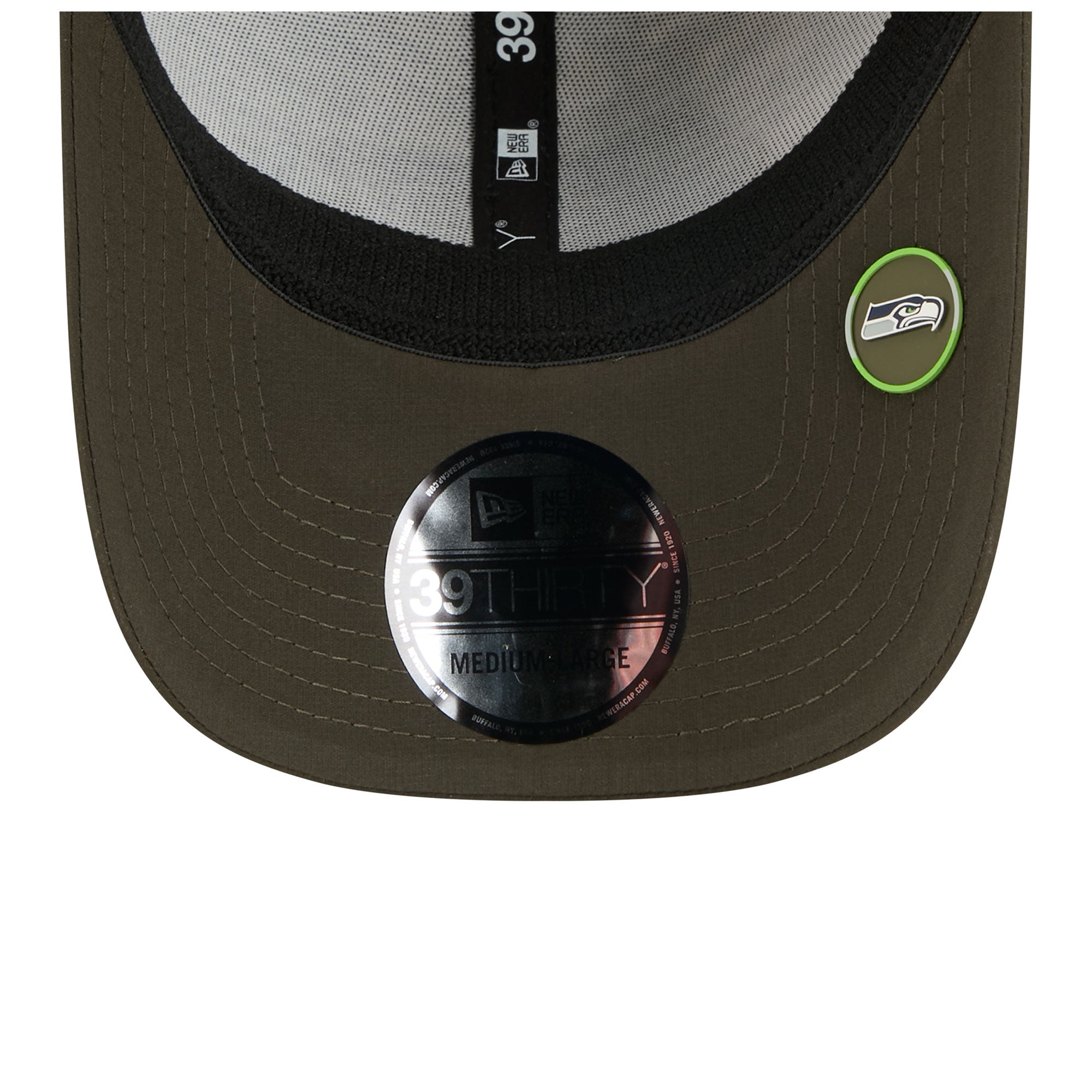 Seattle Seahawks New Era 2025 NFL Salute to Service 39THIRTY Flex Fit Cap Camouflage