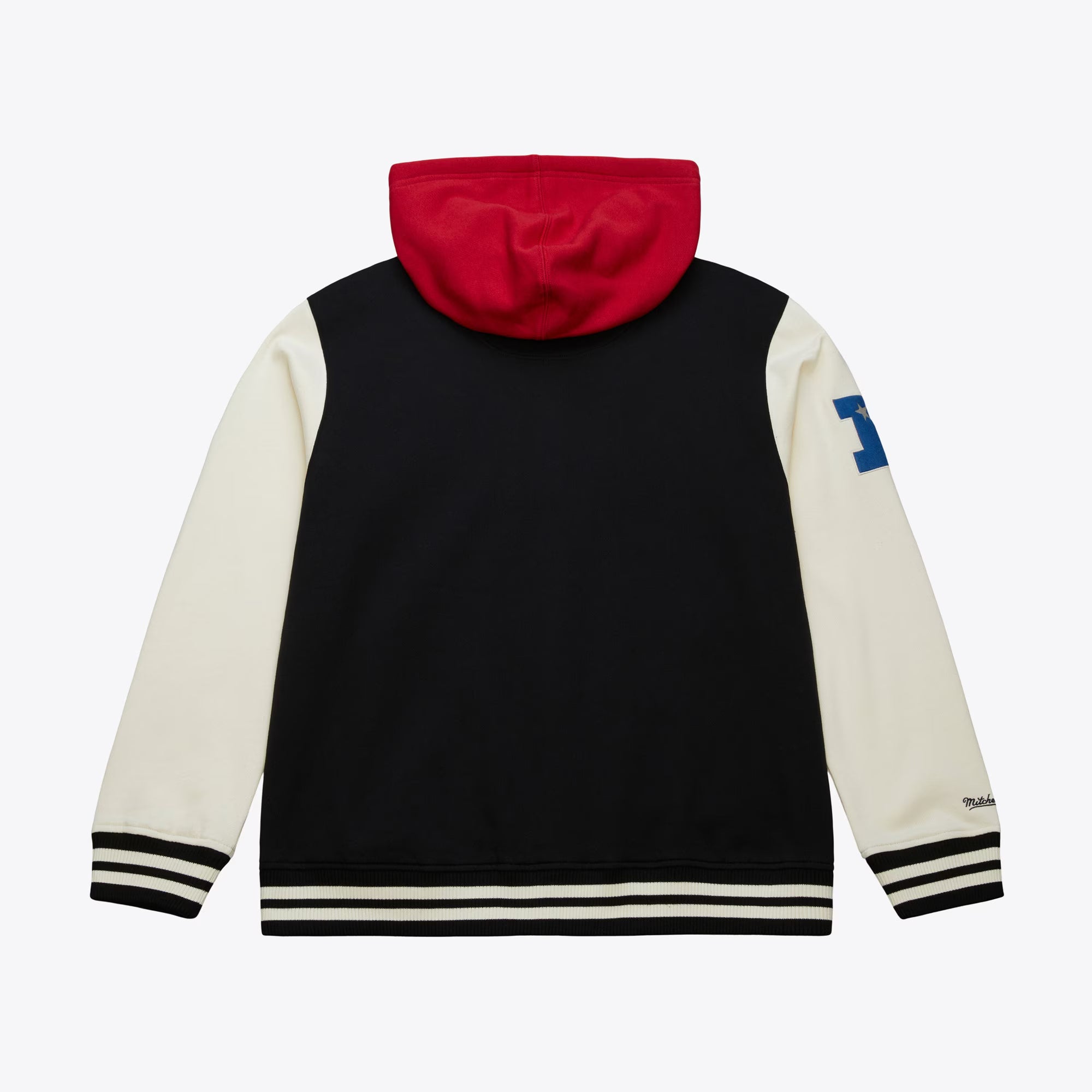 San Francisco 49ers Mitchell & Ness Premium Patch Sideline Fleece Full-Snap NFL Jacke Schwarz