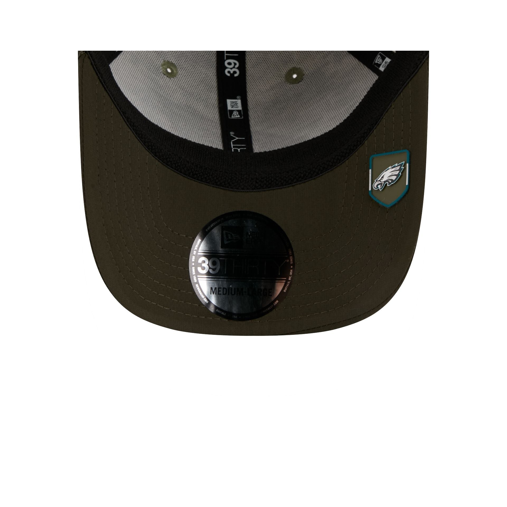 Philadelphia Eagles New Era 2025 NFL Salute to Service 39THIRTY Flex Fit Cap Camouflage - STADIUMDREAMS
