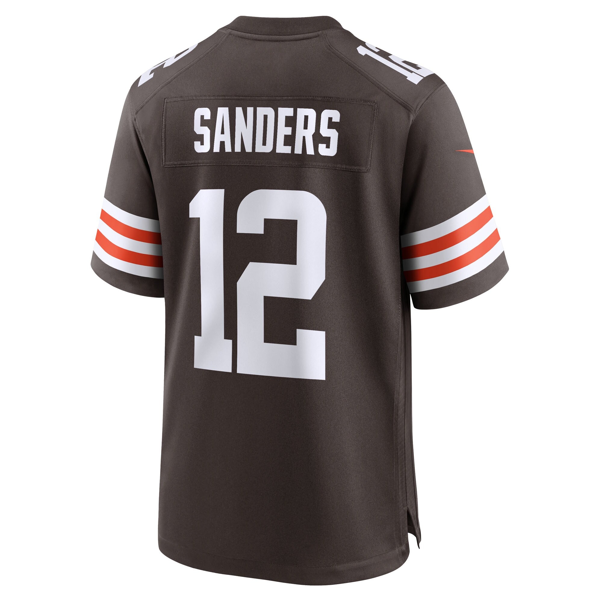 Shedeur Sanders #12 Cleveland Browns Nike Home Game NFL Football Trikot Braun - STADIUMDREAMS