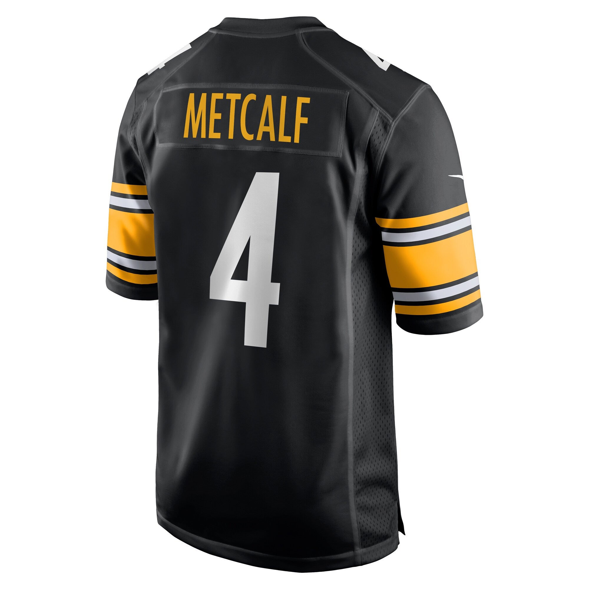DK Metcalf #4 Pittsburgh Steelers Nike Home Game NFL Football Trikot Schwarz - STADIUMDREAMS