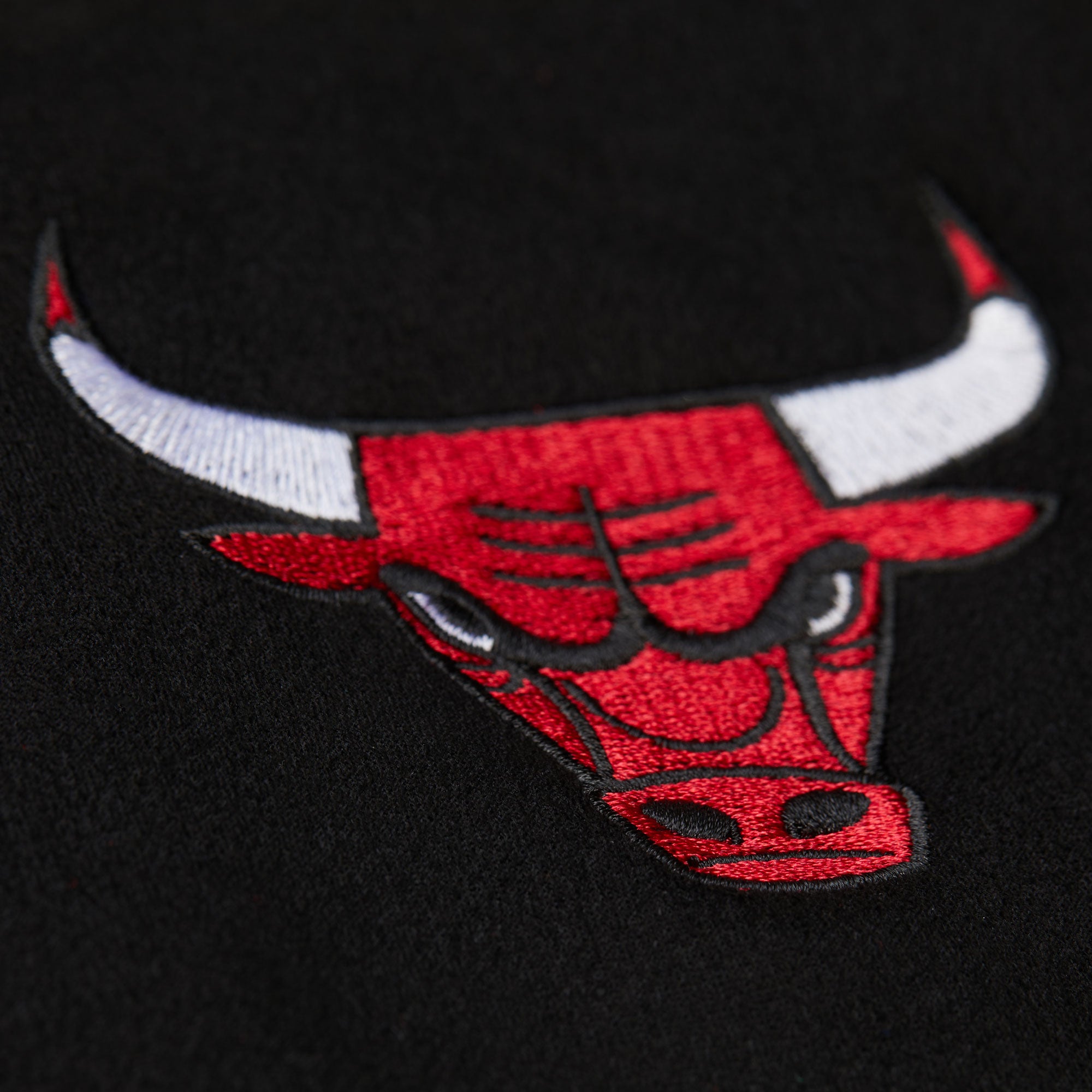 Chicago Bulls Mitchell & Ness Oversweep Varsity Coach NBA Jacket Black