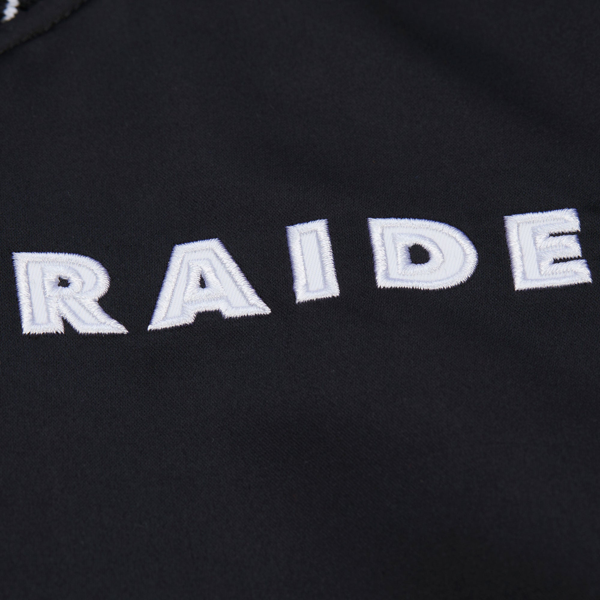 Las Vegas Raiders Mitchell & Ness Throwback Vintage Heavyweight Satin NFL Jacke Schwarz - STADIUMDREAMS