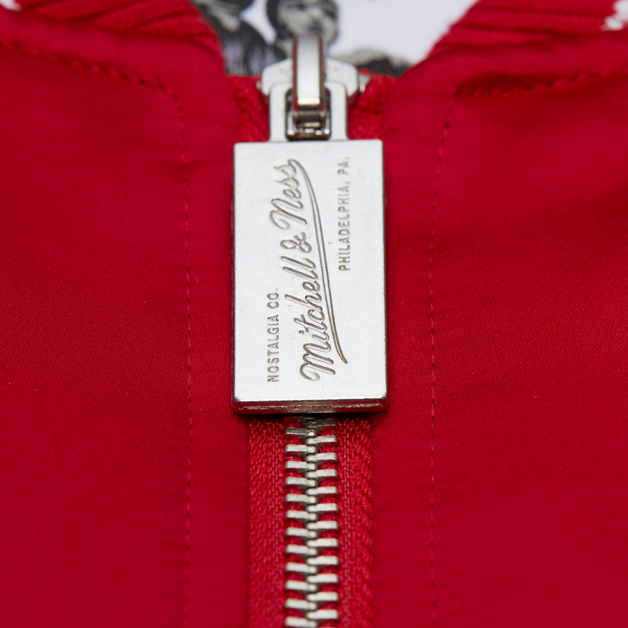 San Francisco 49ers Mitchell & Ness Throwback Vintage Heavyweight Satin NFL Jacke Rot - STADIUMDREAMS