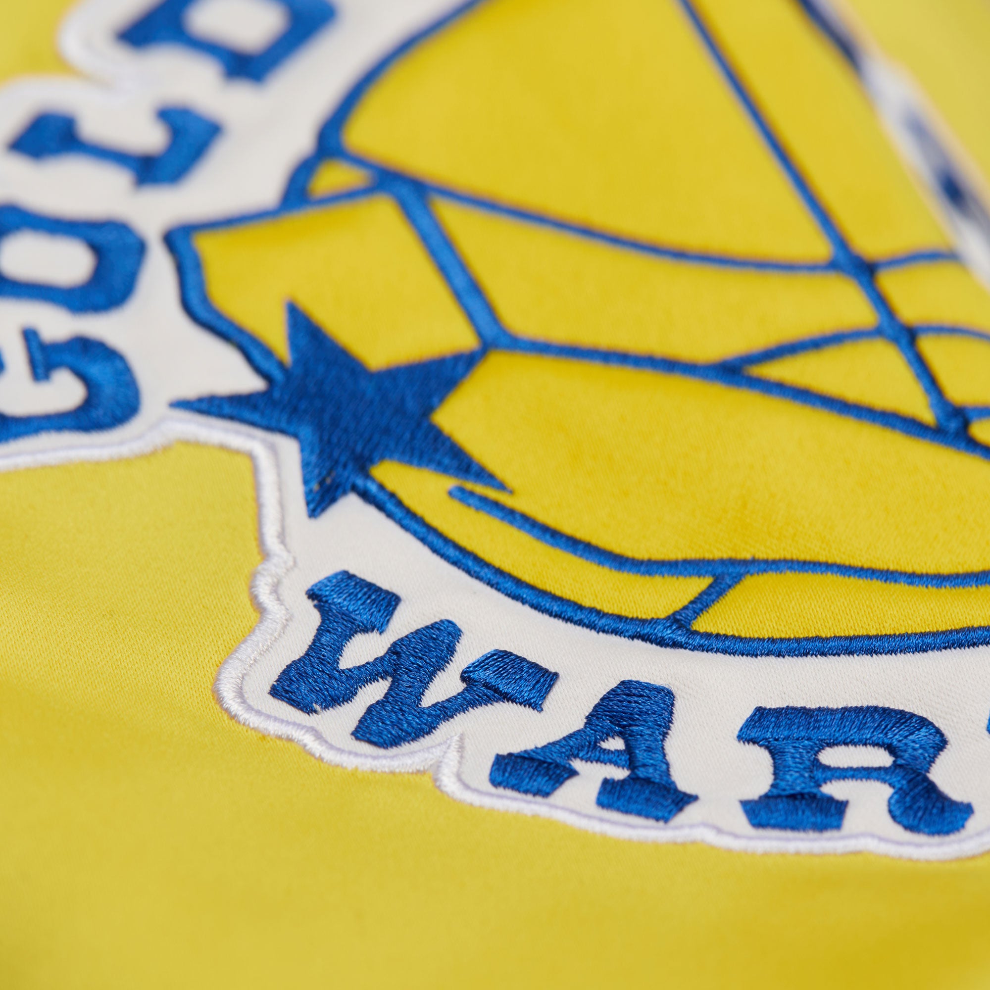 Golden State Warriors Mitchell & Ness Team Origins Patch NBA Jacke Blau - STADIUMDREAMS
