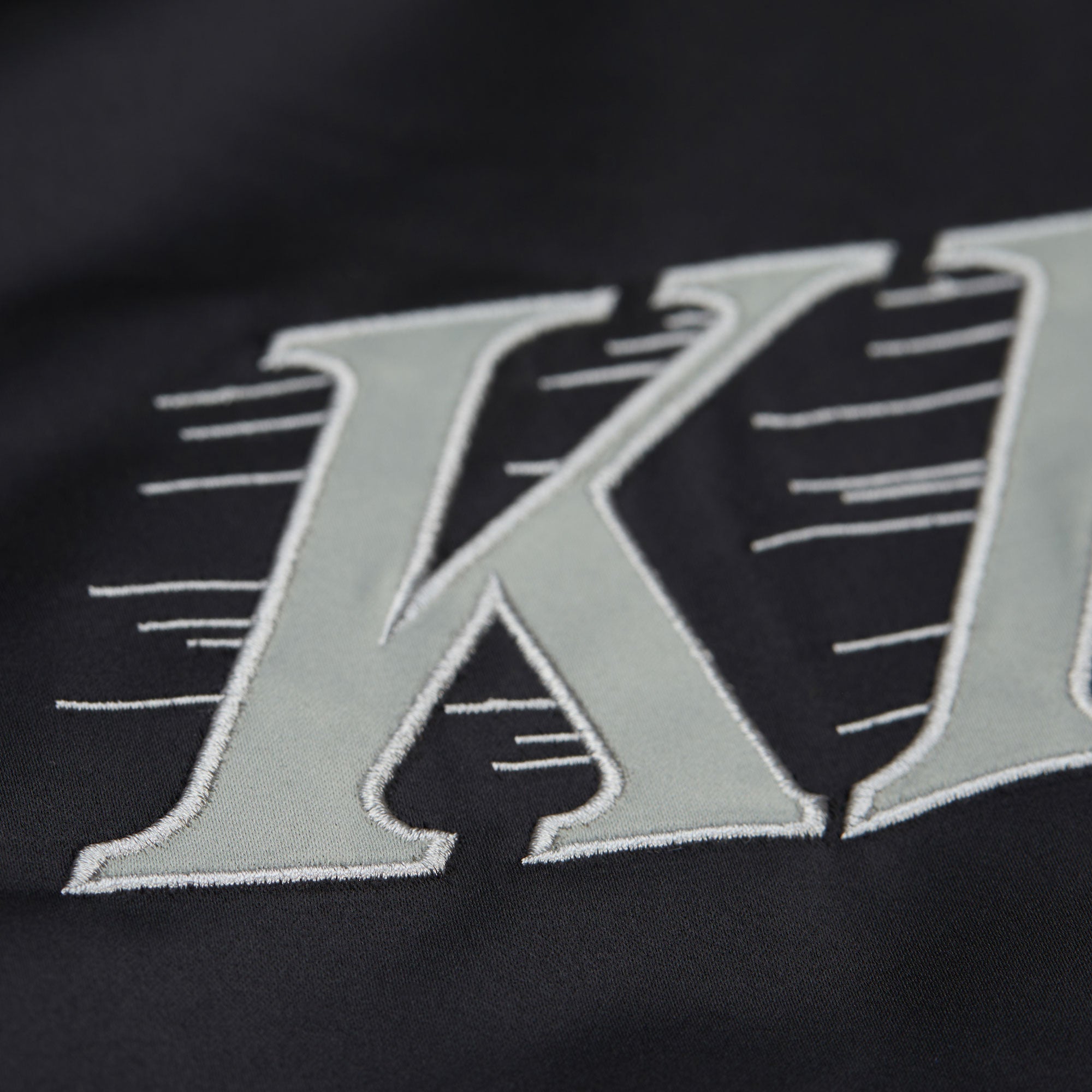 Los Angeles Kings Mitchell & Ness Team Origins Patch NHL Jacke Schwarz - STADIUMDREAMS