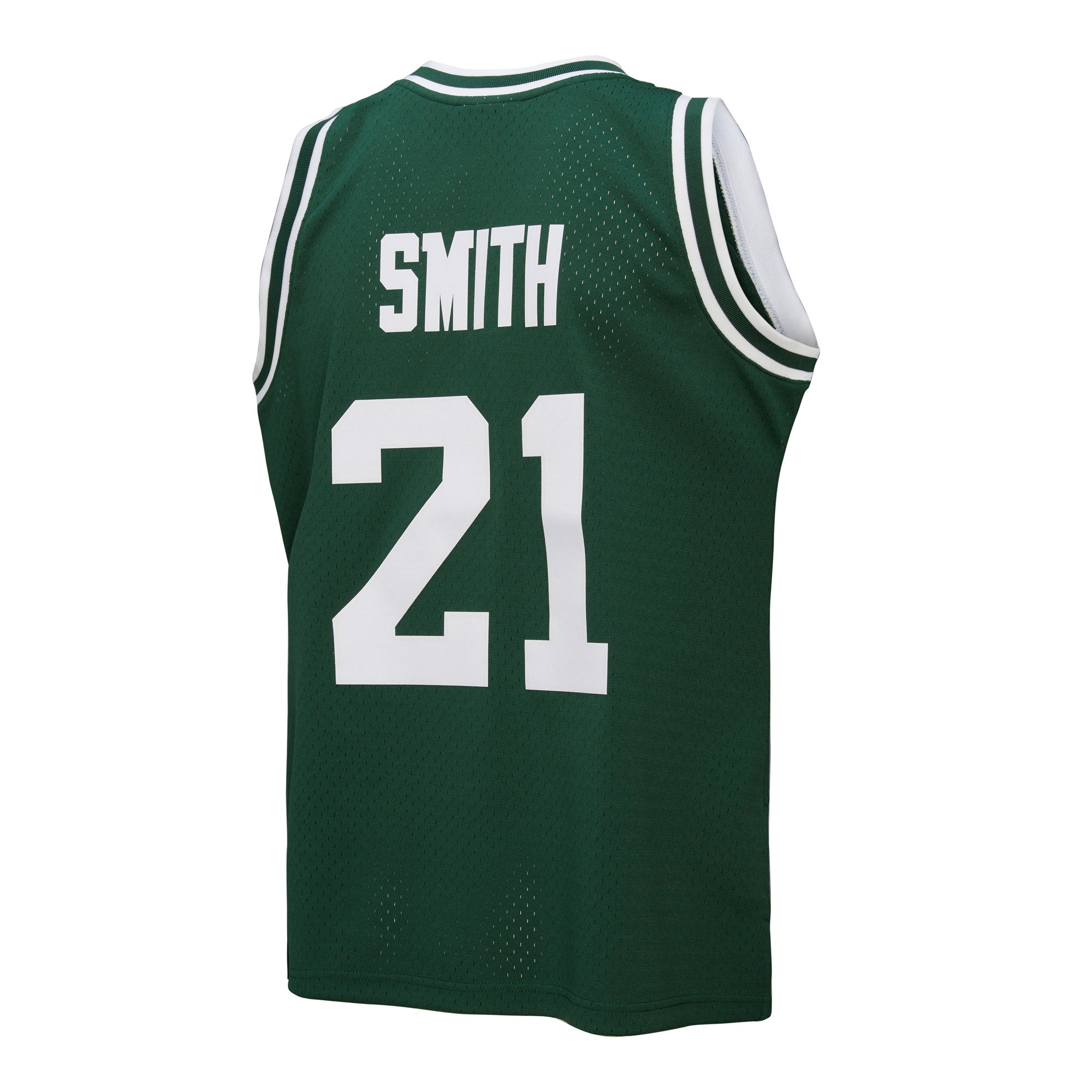 Steve Smith #21 Michigan State Spartans Mitchell & Ness NCAA Swingman Trikot 1990 Grün - STADIUMDREAMS