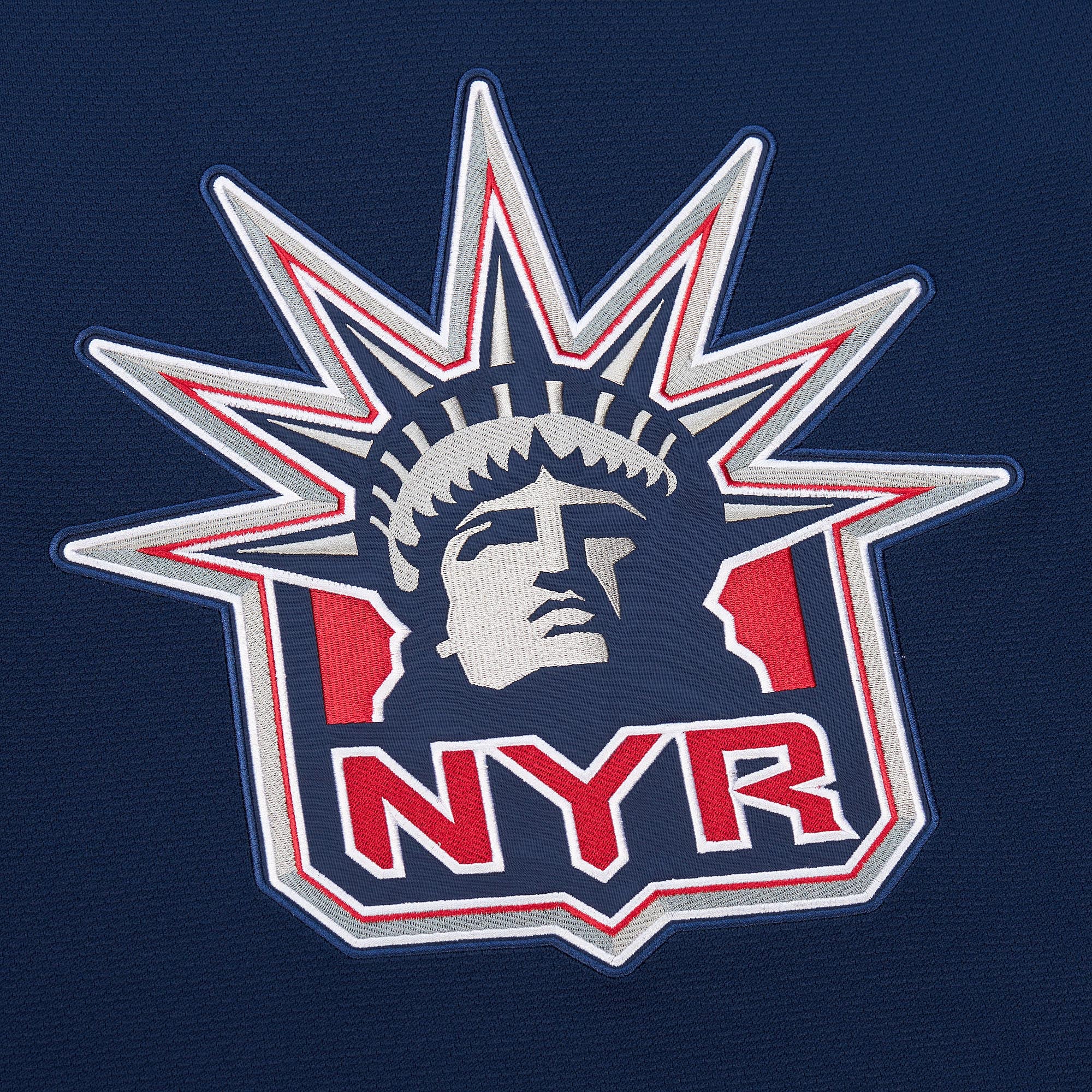 Wayne Gretzky #99 New York Rangers Mitchell & Ness 1996 Premium PowerPlay NHL Trikot Navy