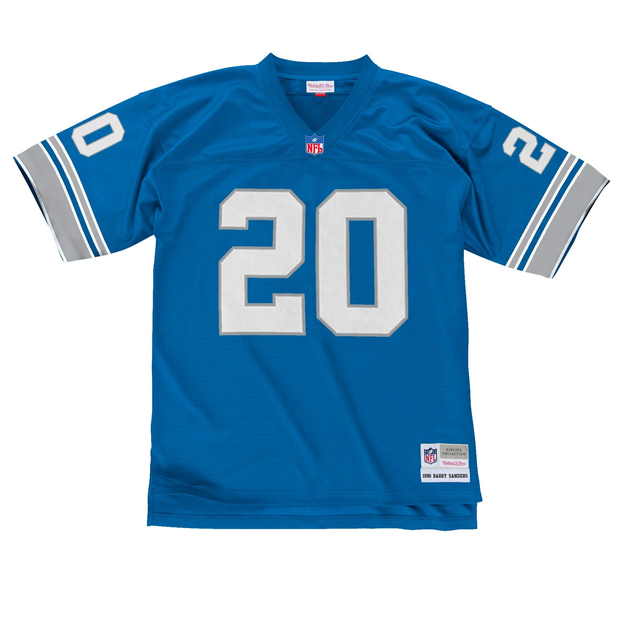 Barry Sanders #20 Detroit Lions Mitchell & Ness NFL Legacy Trikot 1996 Blau - STADIUMDREAMS