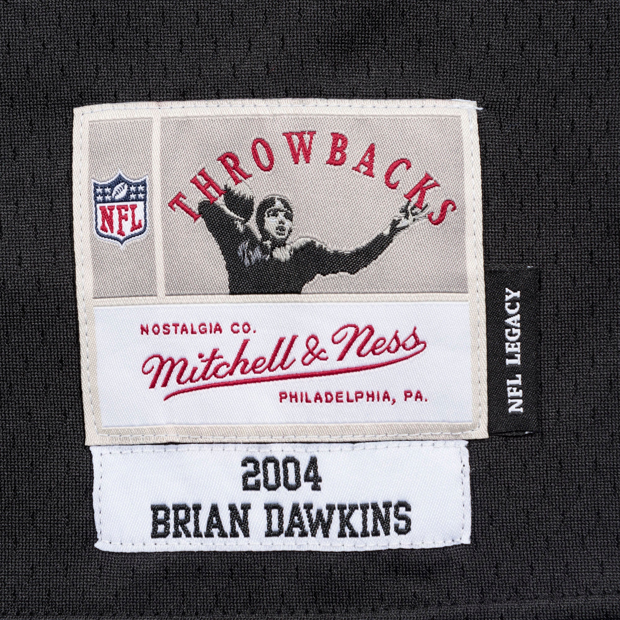 Brian Dawkins #20 Philadelphia Eagles Mitchell & Ness NFL Football Trikot 2004 Schwarz - STADIUMDREAMS