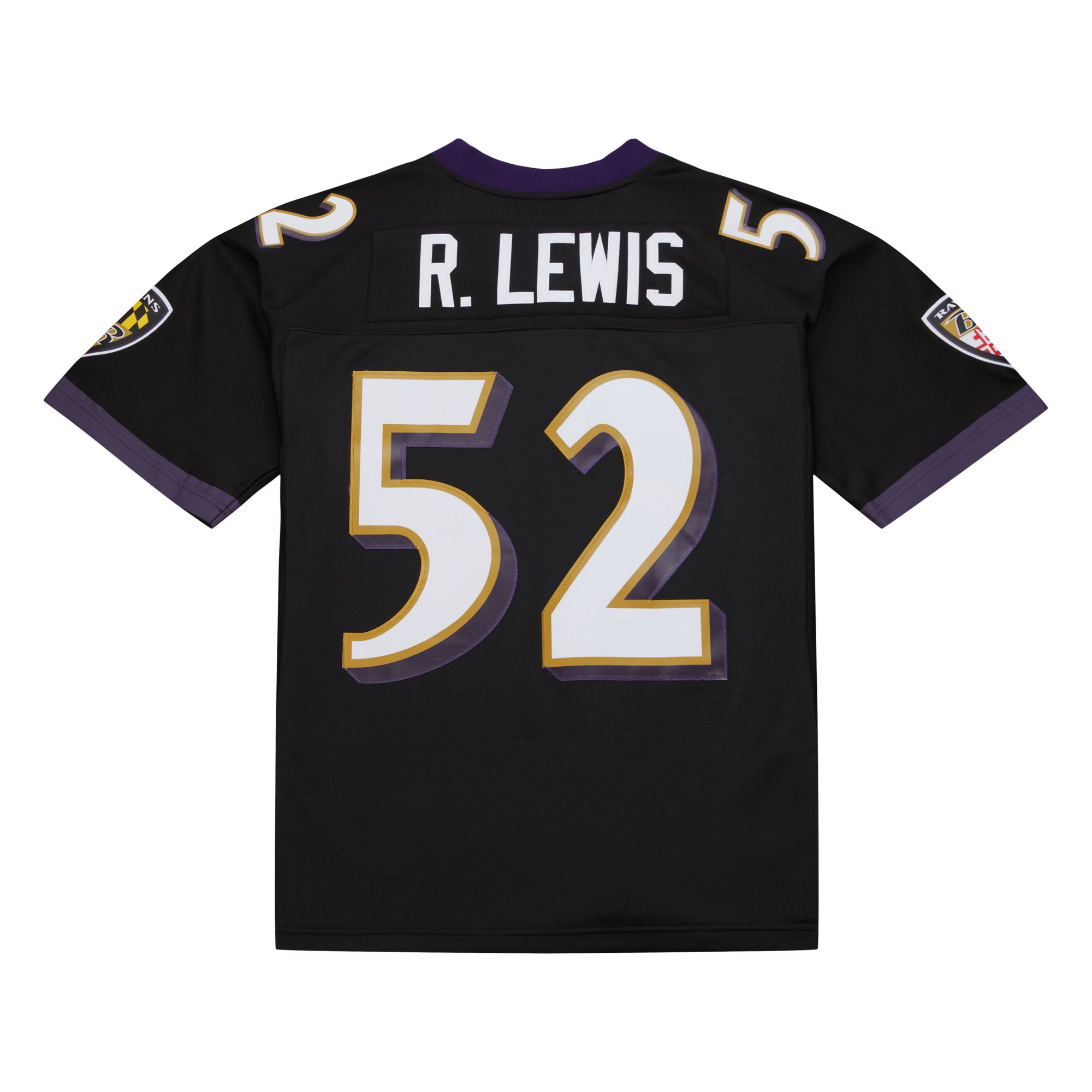 Ray Lewis #52 Baltimore Ravens Mitchell & Ness NFL Football Trikot 2004 Schwarz - STADIUMDREAMS