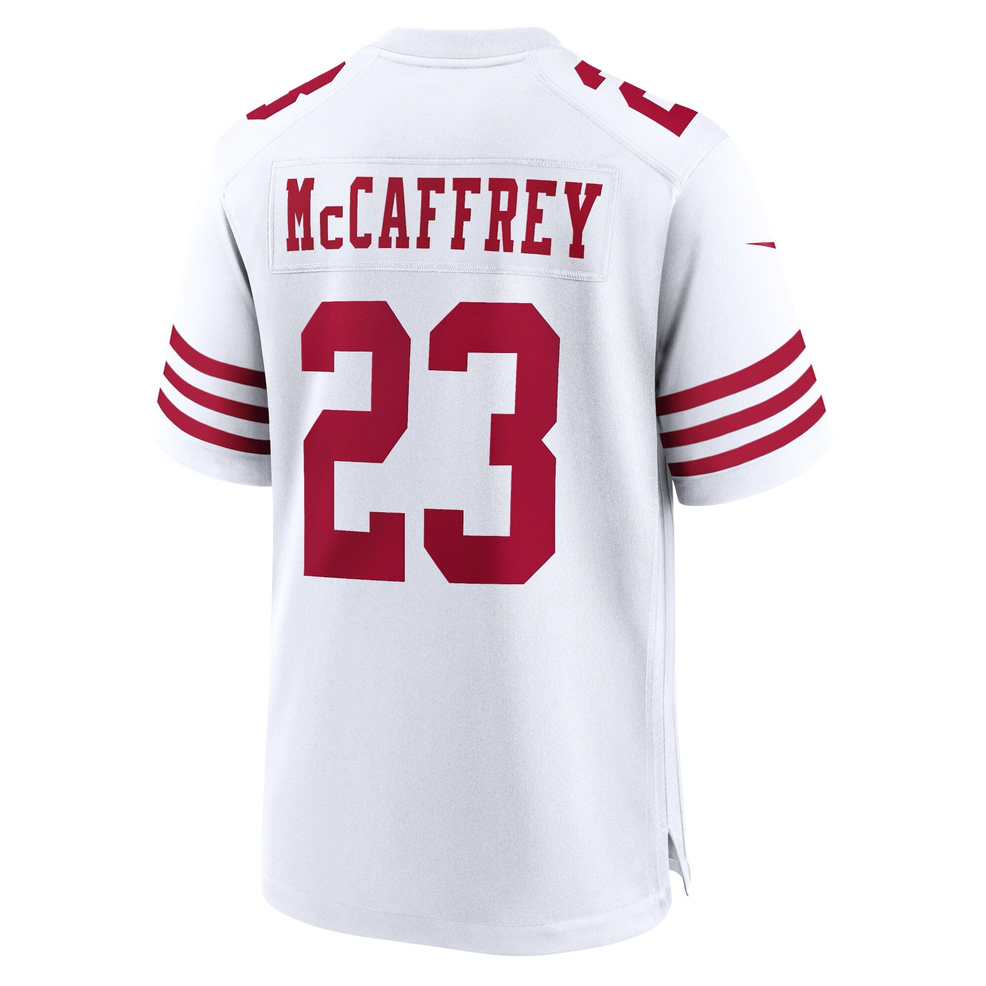Christian McCaffrey #23 San Francisco 49ers Nike Game NFL Trikot Weiß