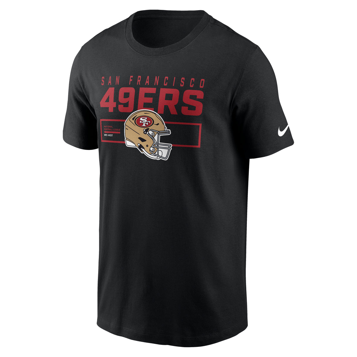San Francisco 49ers Nike Helmet Division Edition NFL T-Shirt Schwarz