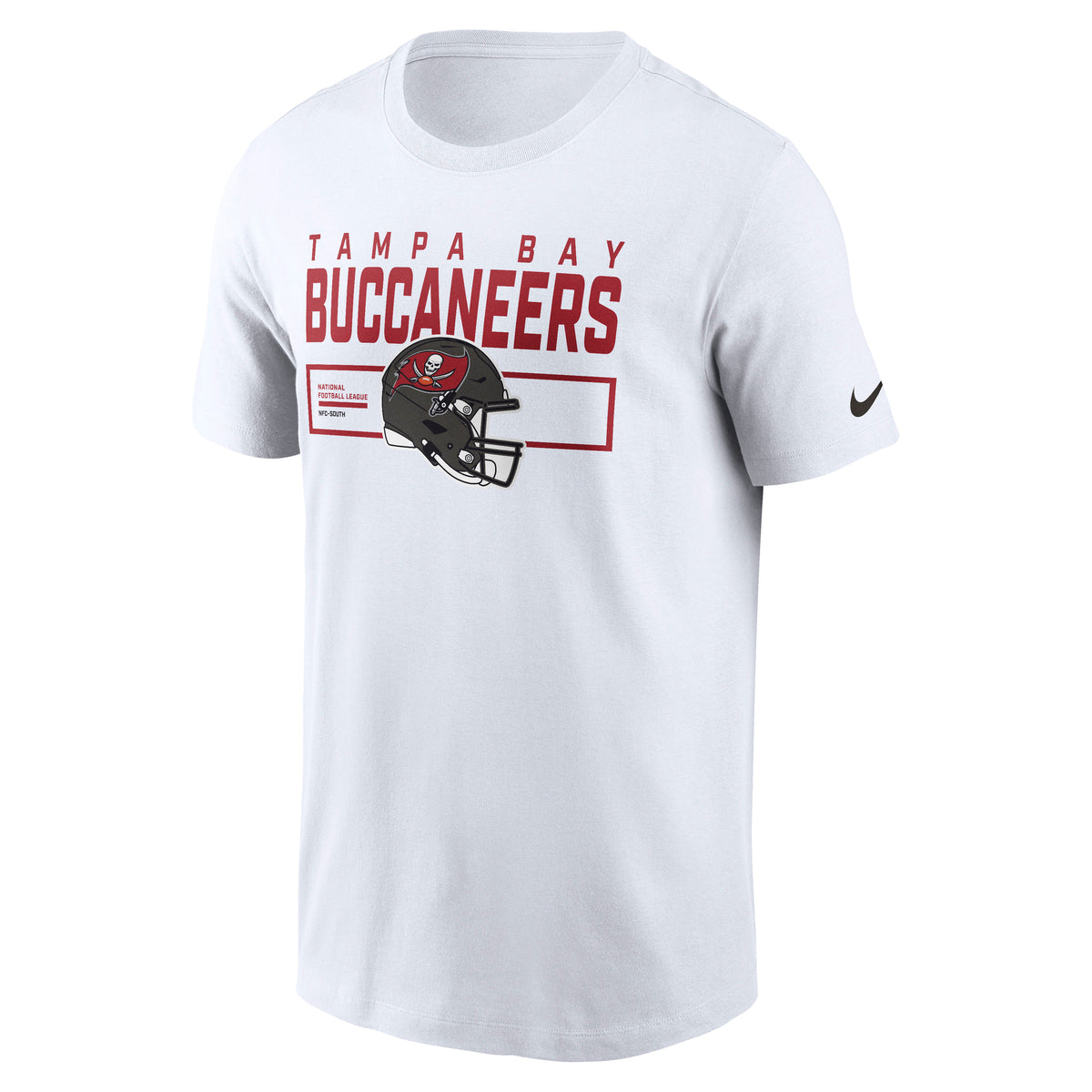 Tampa Bay Buccaneers Nike Helmet Division Edition NFL T-Shirt Weiss