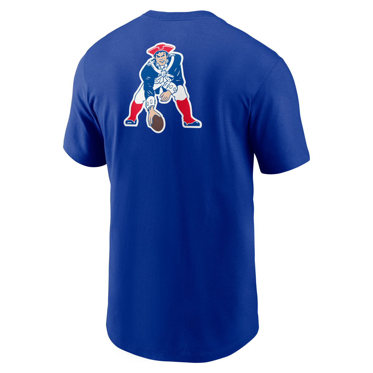 New England Patriots Nike Rewind Backprint Hit NFL T-Shirt Blau