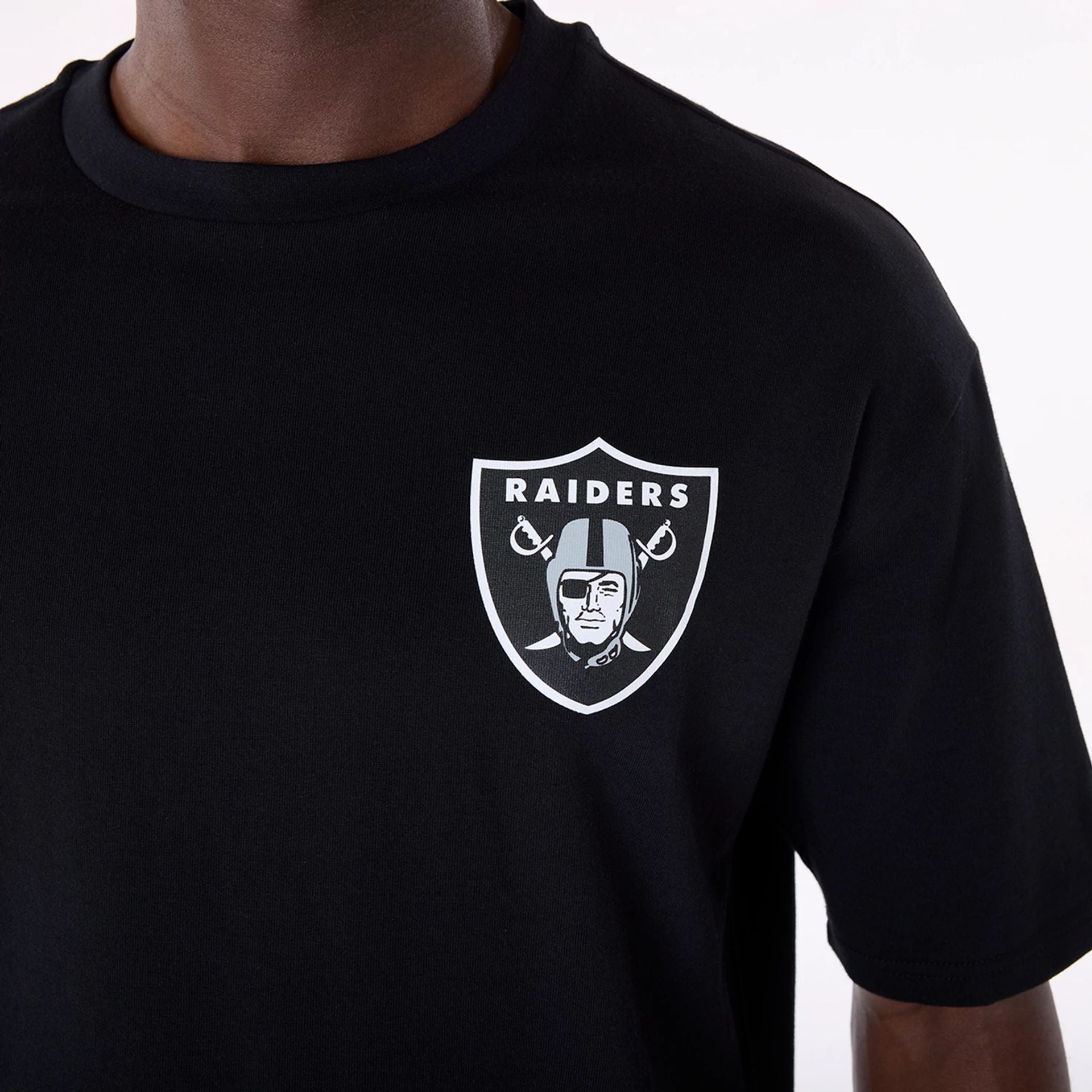 Las Vegas Raiders New Era Backprint Oversized NFL T-Shirt Schwarz - STADIUMDREAMS