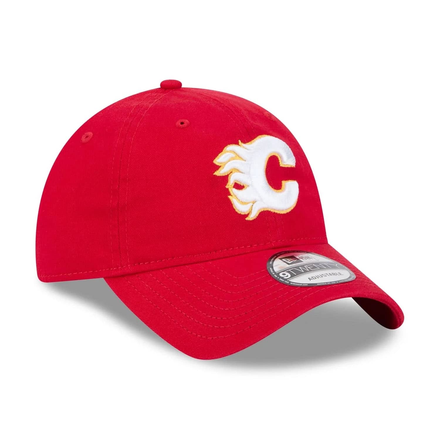Calgary Flames New Era 9FORTY Adjustable Snapback NHL Cap Rot - STADIUMDREAMS