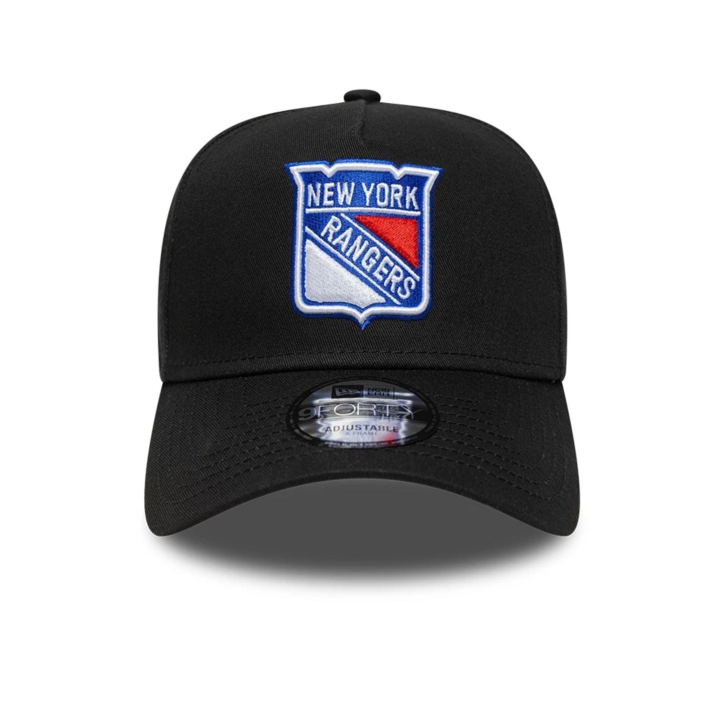 New York Rangers New Era 9FORTY A-Frame Trucker NHL Cap Schwarz - STADIUMDREAMS