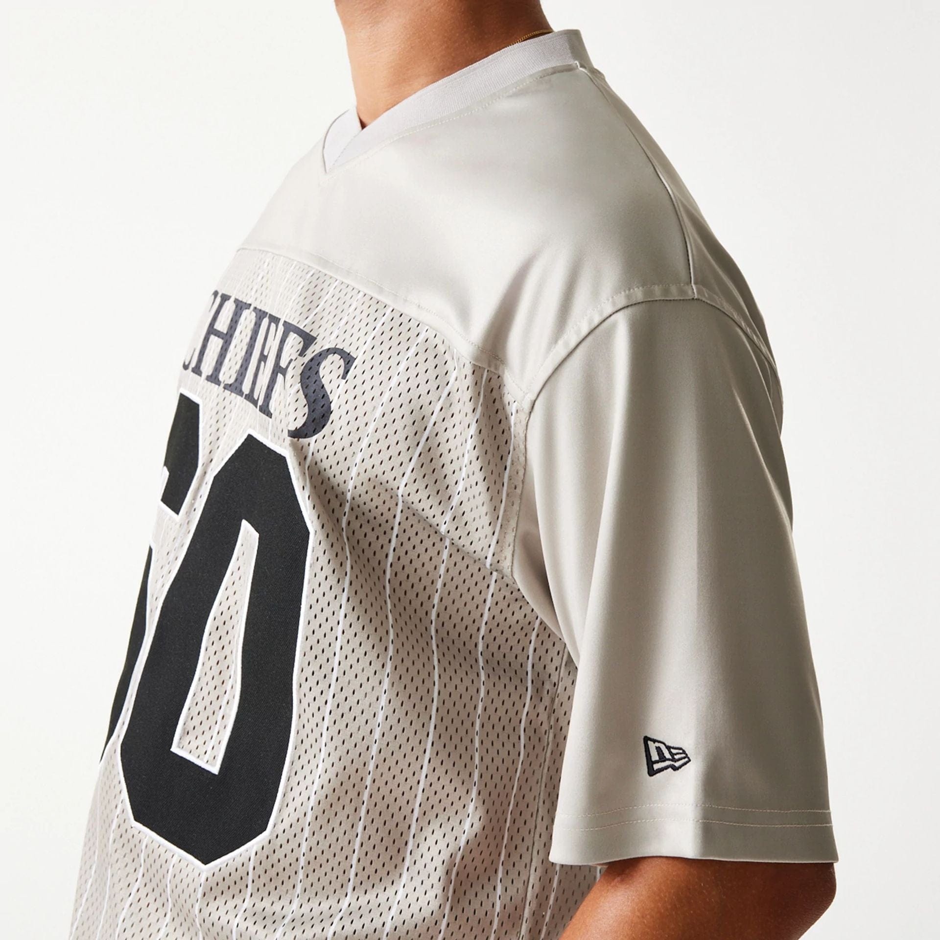 Kansas City Chiefs New Era Pinstripe NFL Jersey Beige