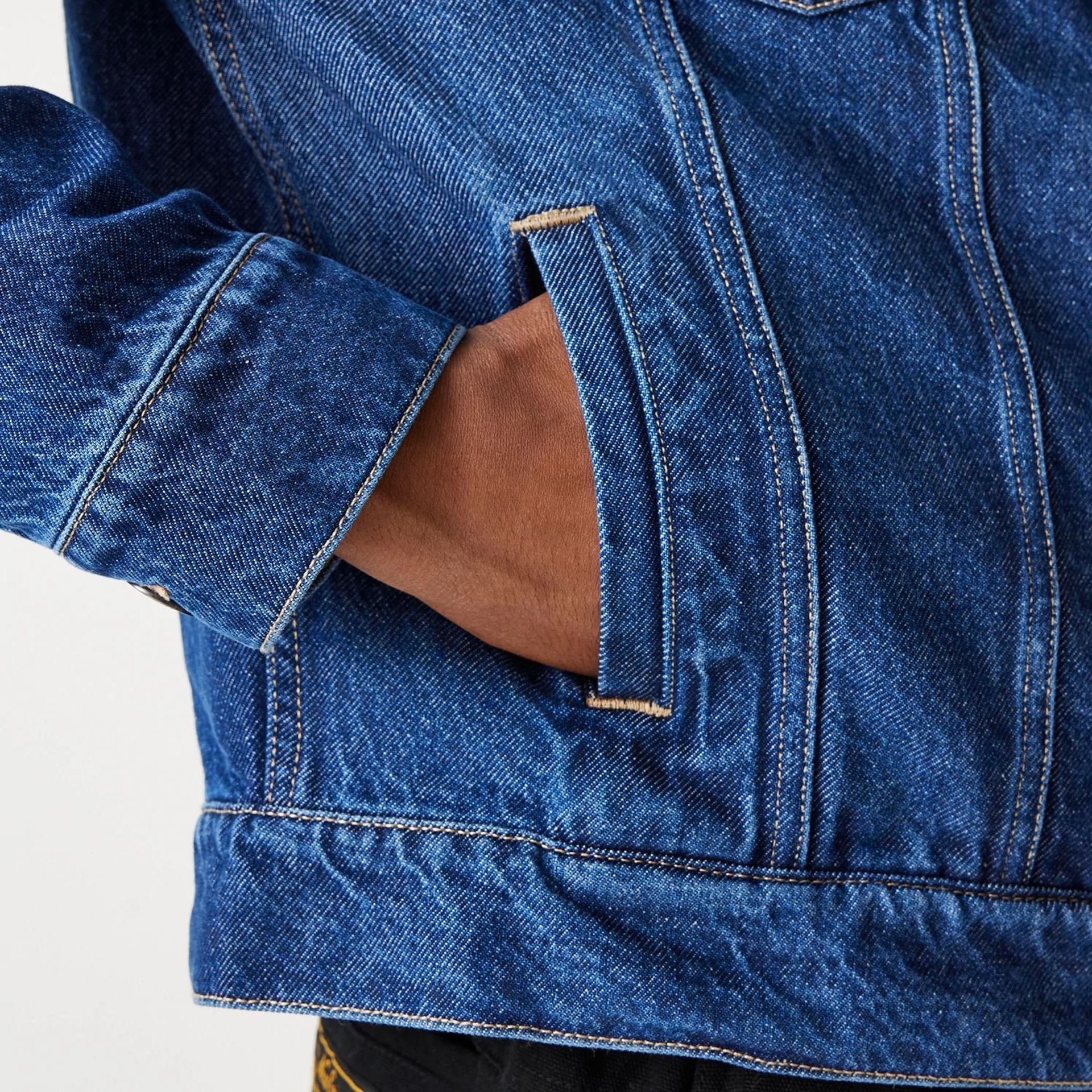 Las Vegas Raiders New Era Vintage NFL Jeansjacke Blau - STADIUMDREAMS