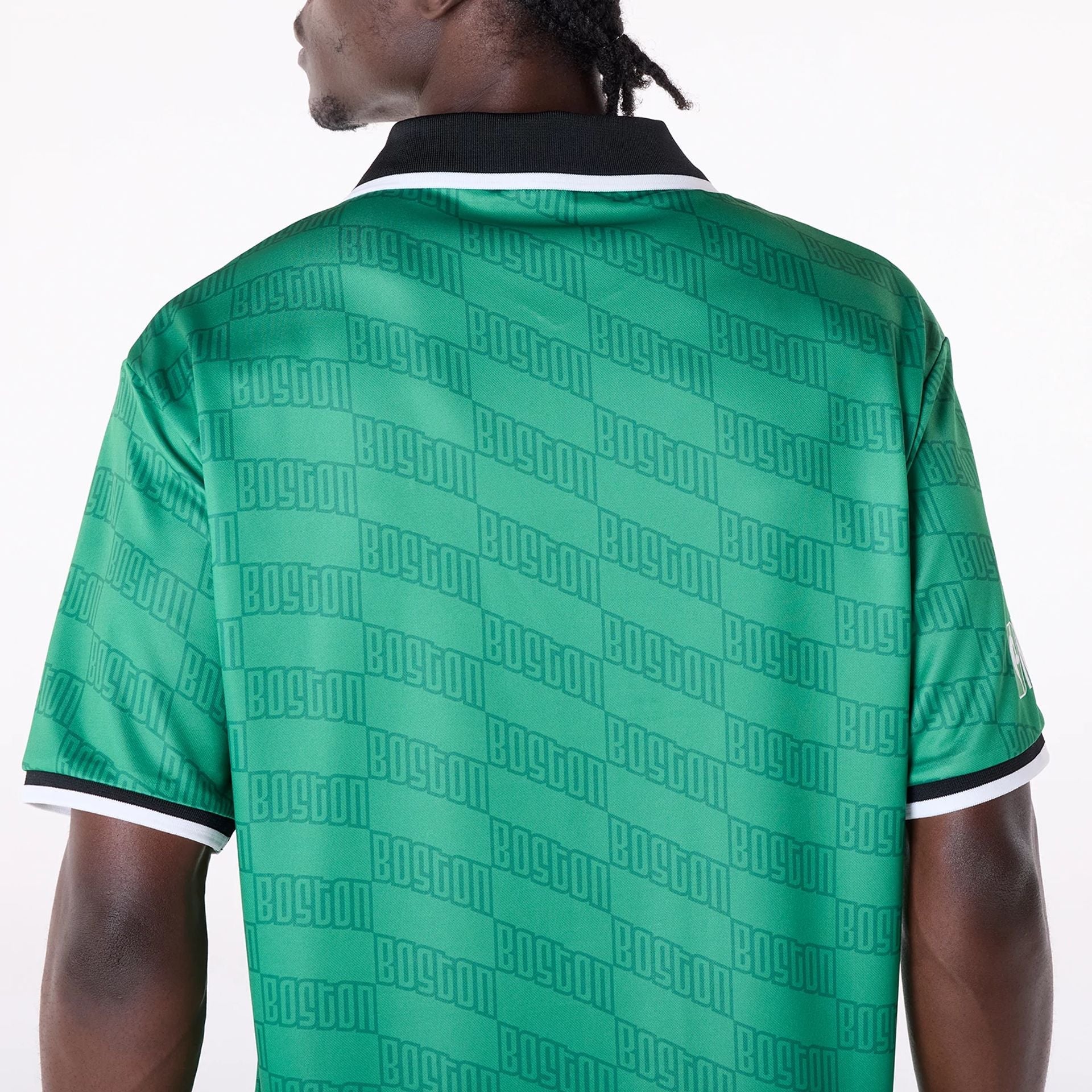 Boston Celtics New Era Soccer Style Oversized NBA T-Shirt Grün - STADIUMDREAMS