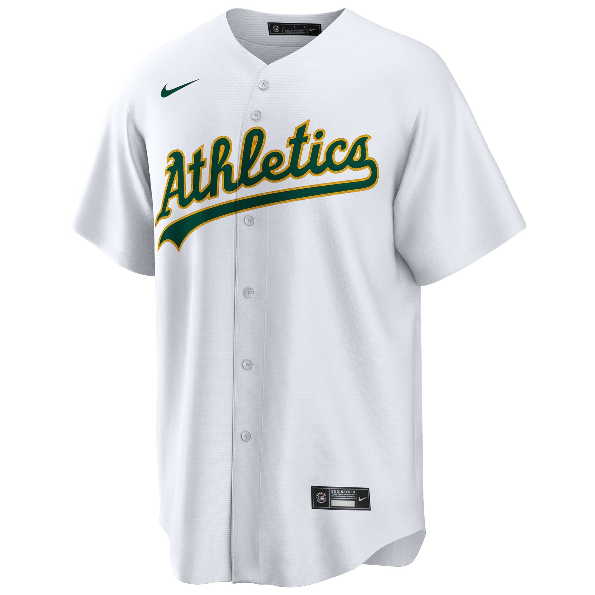 Oakland Athletics Nike Home Game MLB Baseball Trikot Weiß