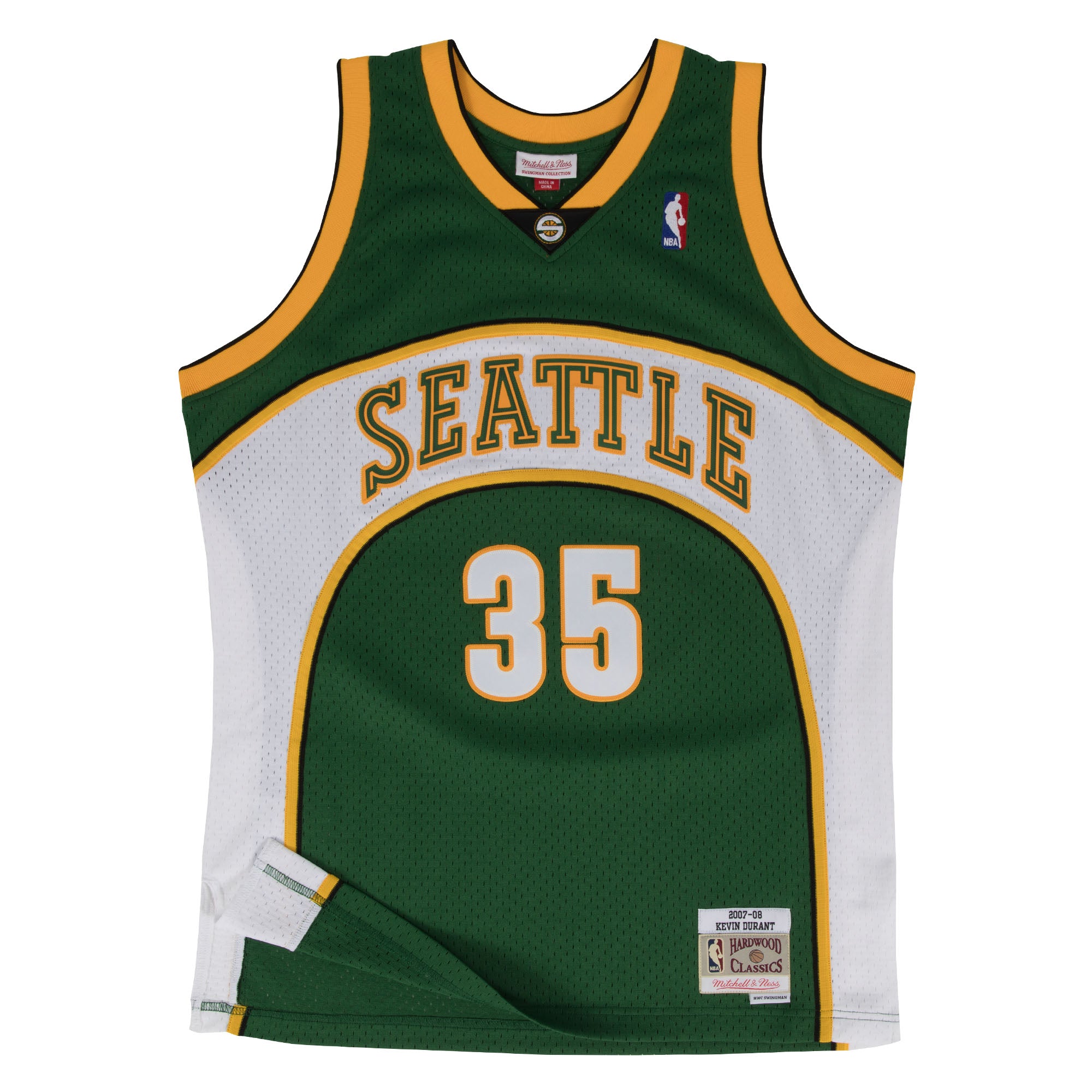 Kevin Durant #35 Seattle Supersonics Mitchell & Ness NBA Swingman Trikot 2007 Grün - STADIUMDREAMS