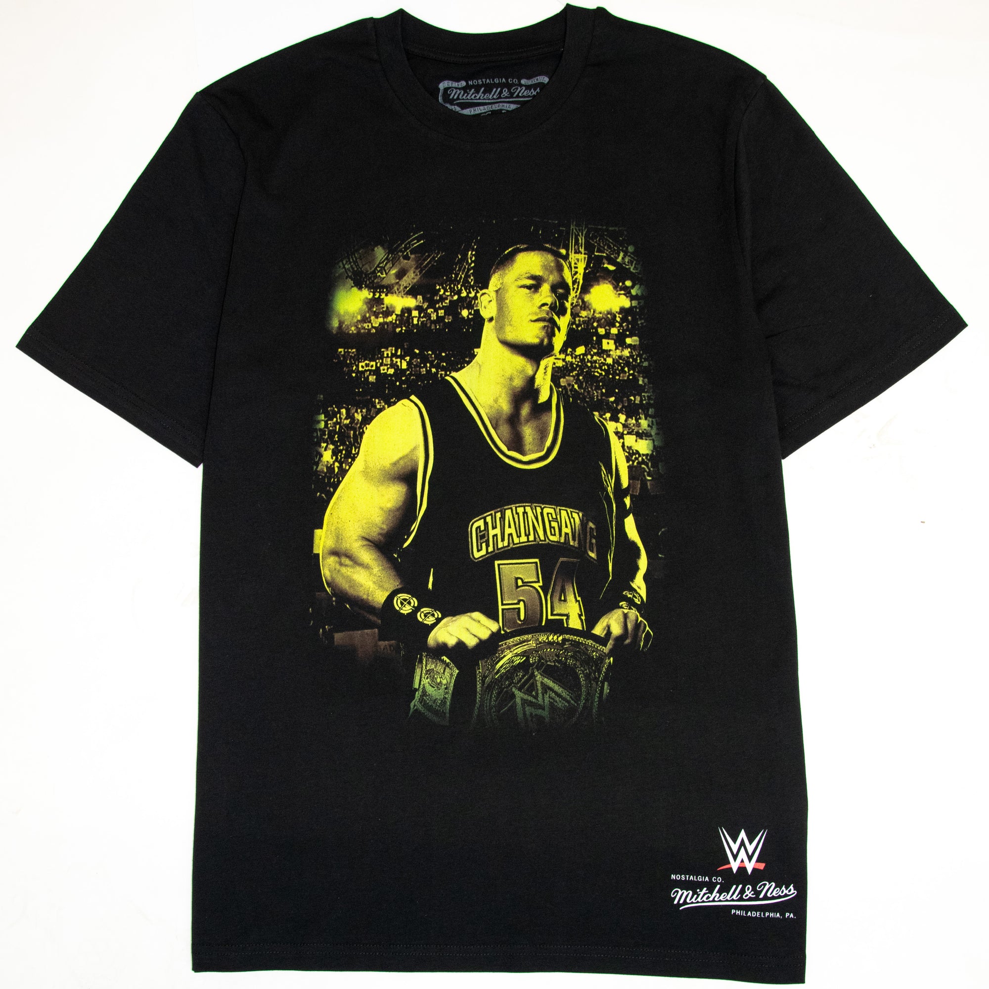 John Cena Chaingang Mitchell & Ness WWE Legend T-Shirt Schwarz