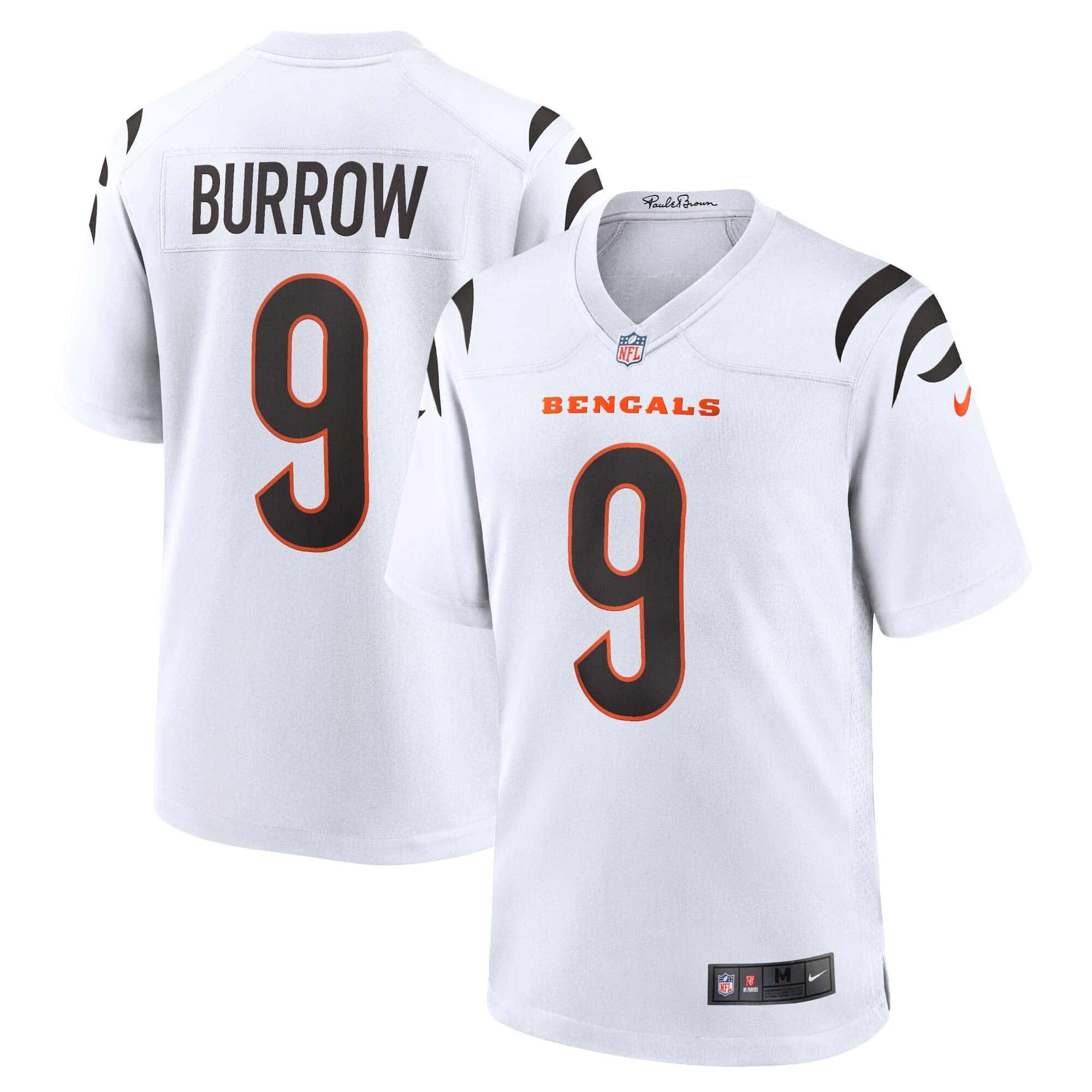 Joe Burrow Cincinnati Bengals Nike Game NFL Football Trikot Weiß - STADIUMDREAMS