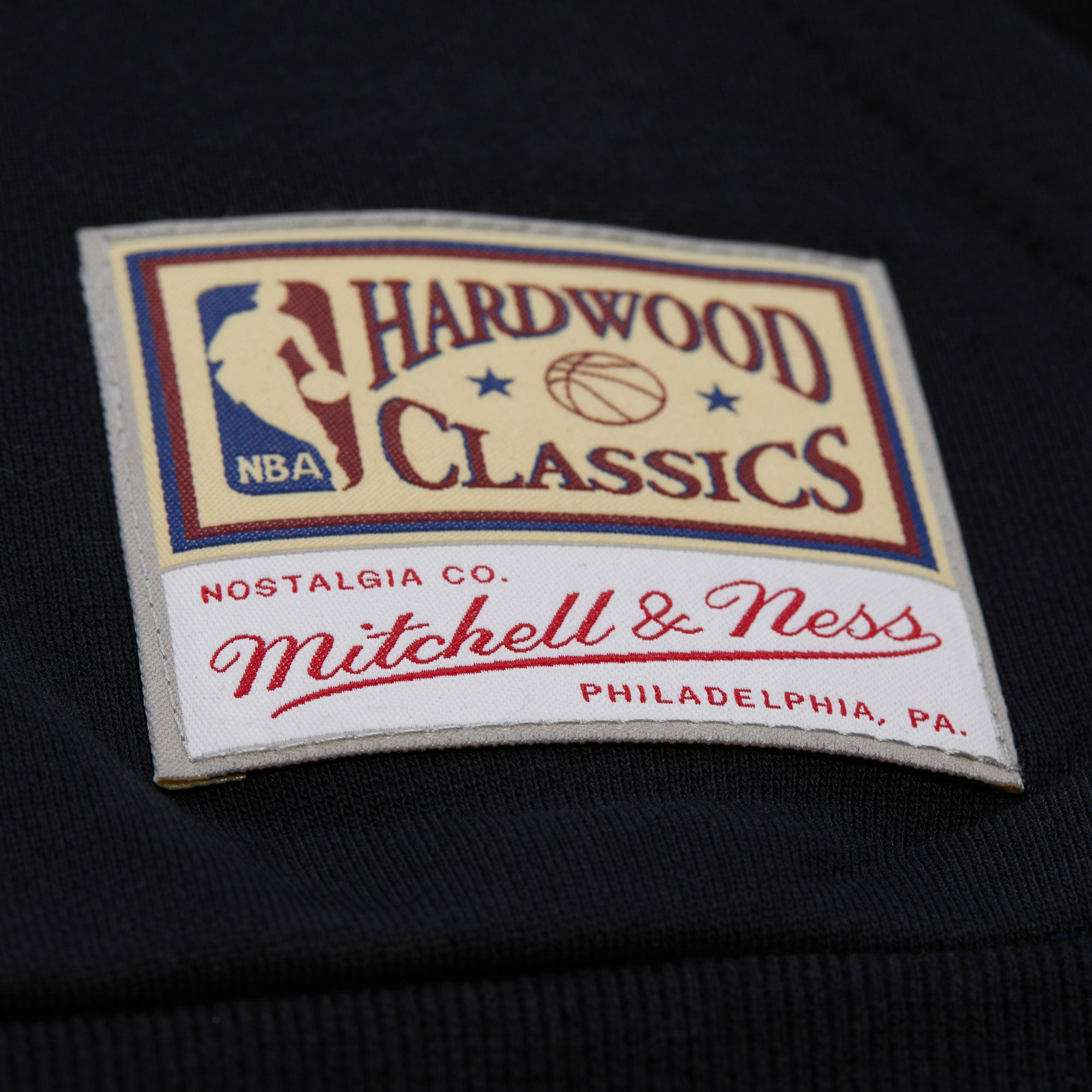 Los Angeles Lakers Mitchell & Ness Oversized Stitched Logo Over NBA Hoodie Schwarz