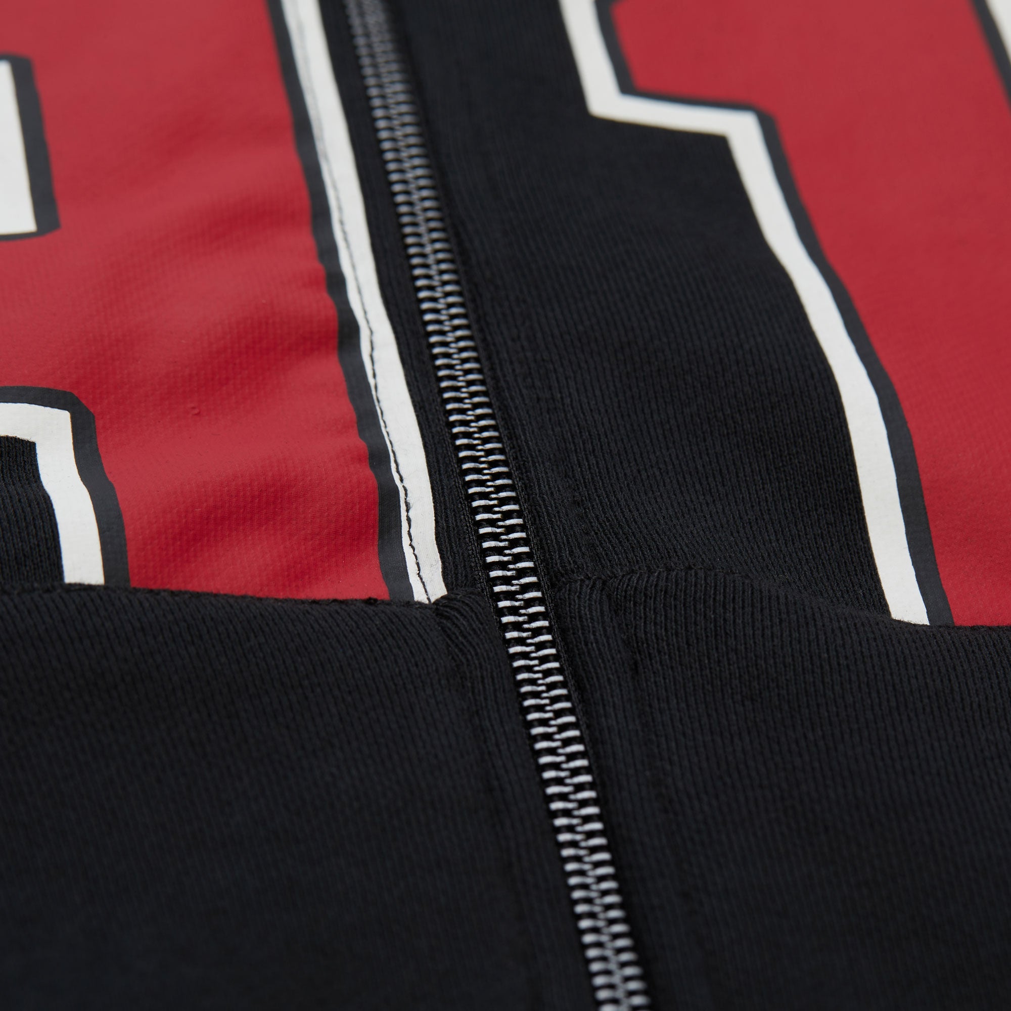 Dennis Rodman #91 Chicago Bulls Maxxed Out Player Mitchell & Ness NBA Full Zip Hoodie Schwarz